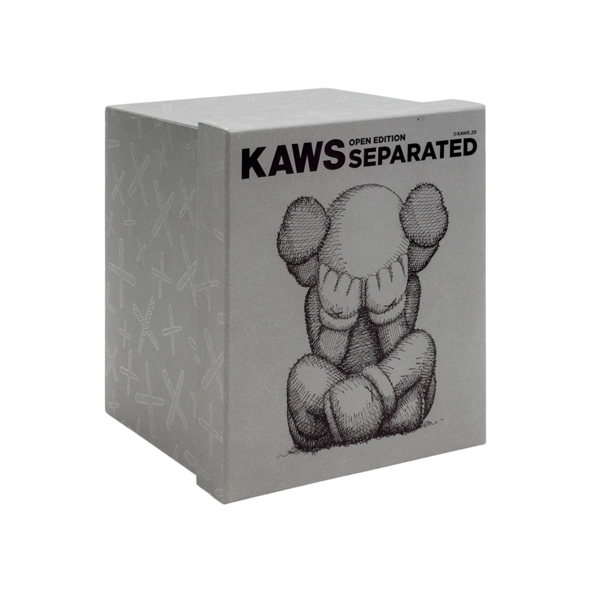 KAWS Separated Vinyl Figure Grey