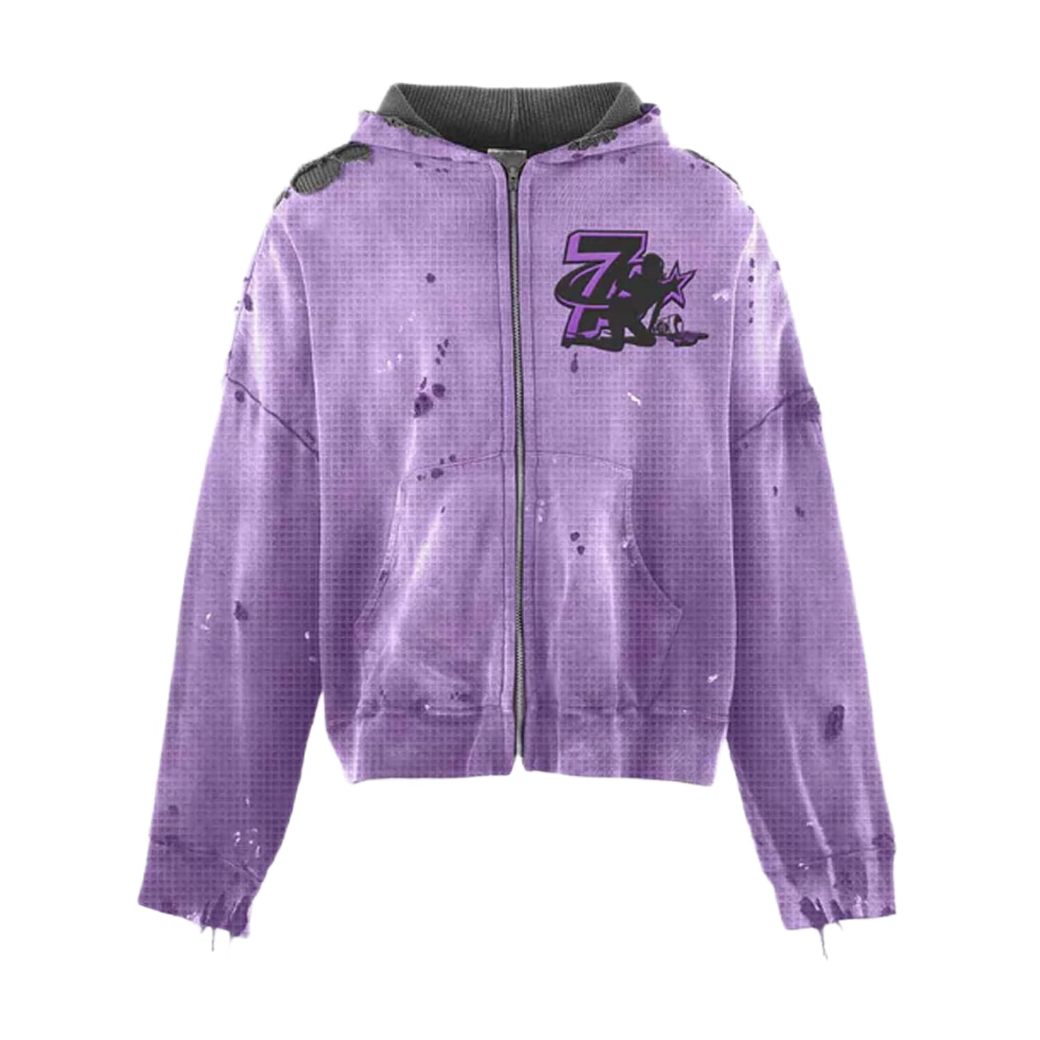 Triple Sevens x Booby Trap Reversible Hoodie Black