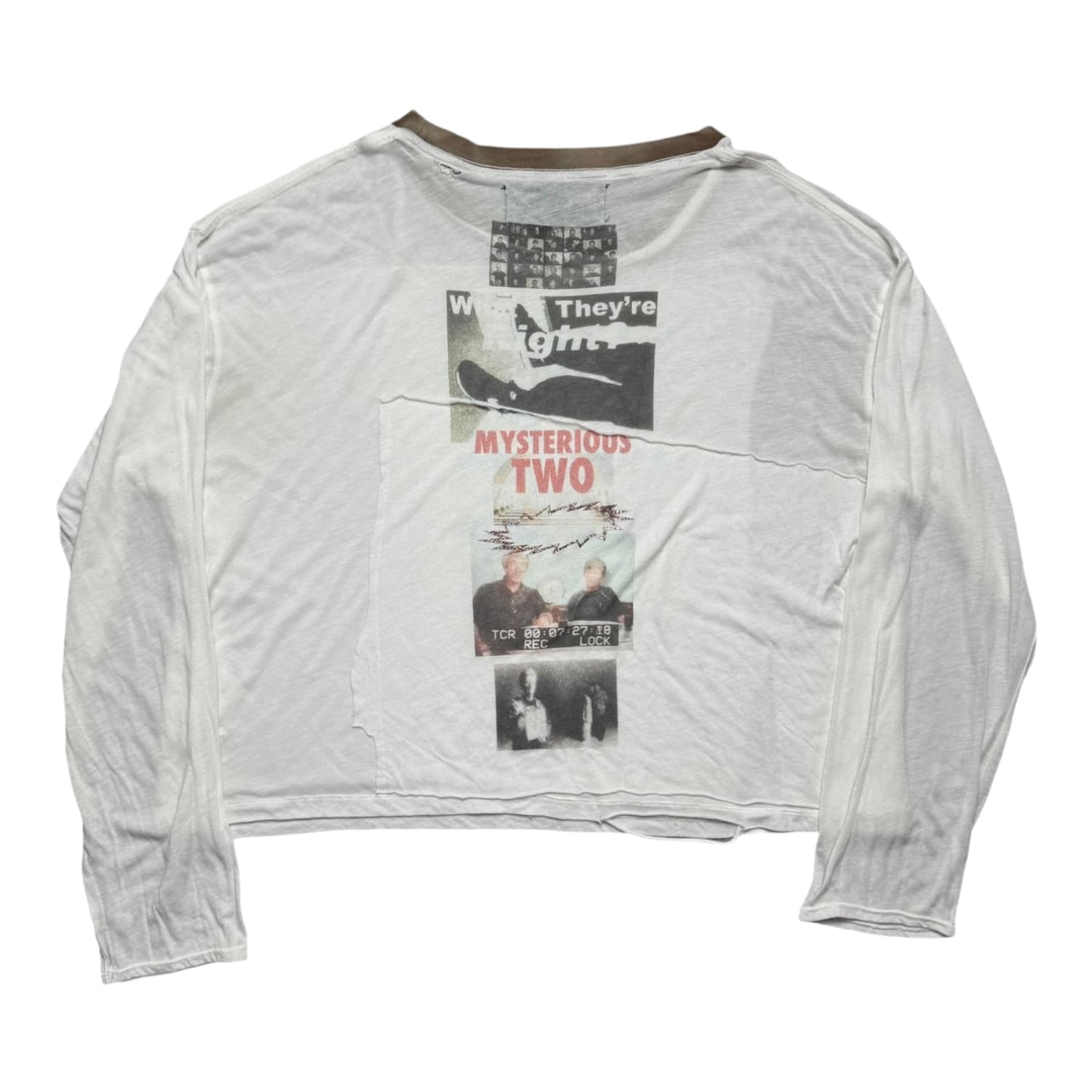 Paly Hollywood Natural Heavens Gate Ringer L/S T-Shirt