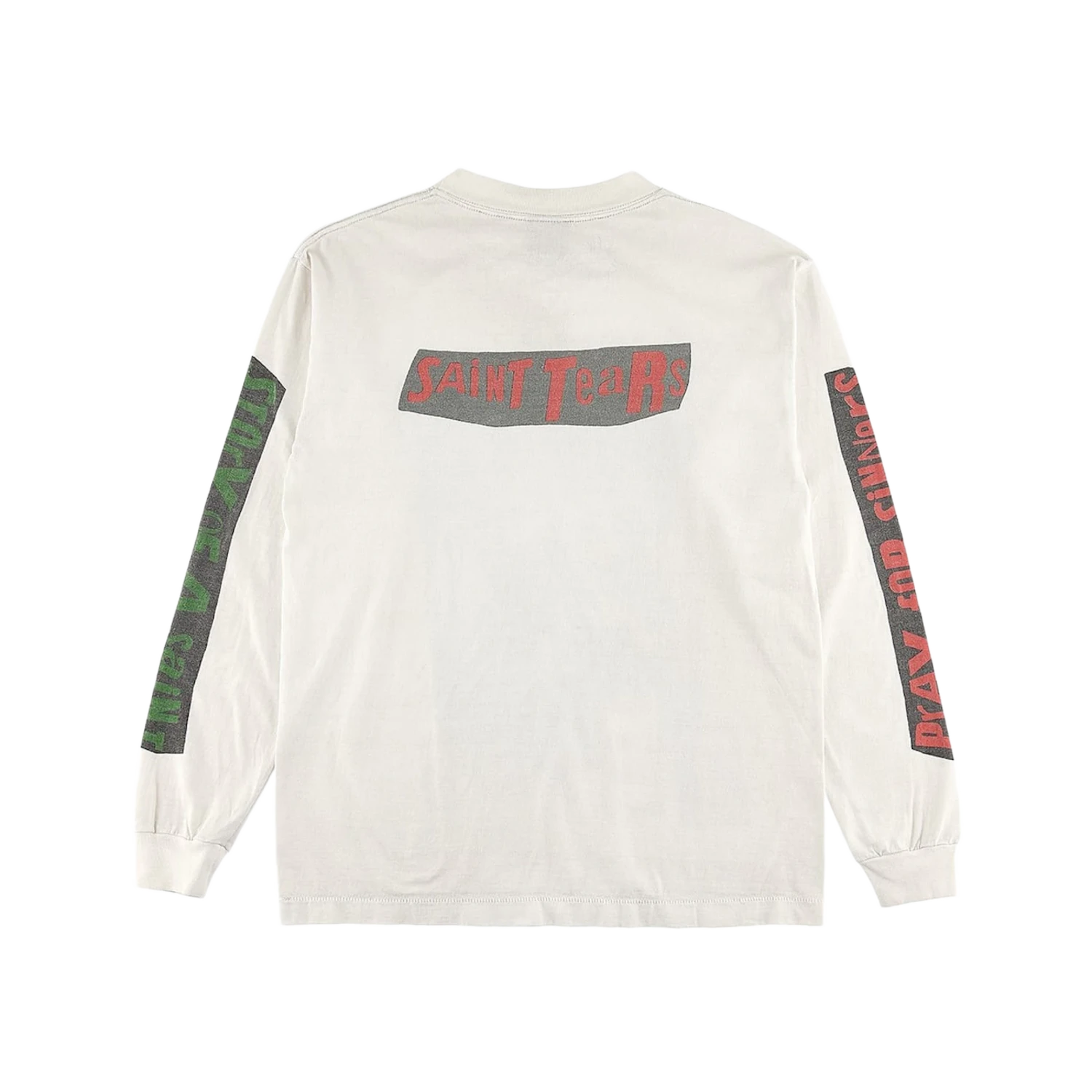 Saint Michael x Denim Tears Saint Tears L/S T-shirt White