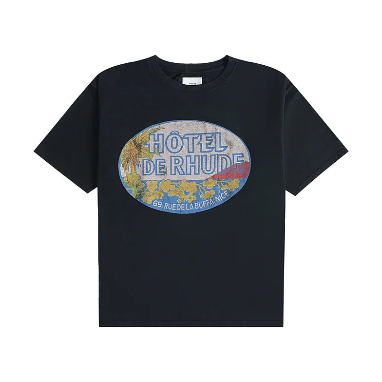Rhude Black Dimora T-Shirt