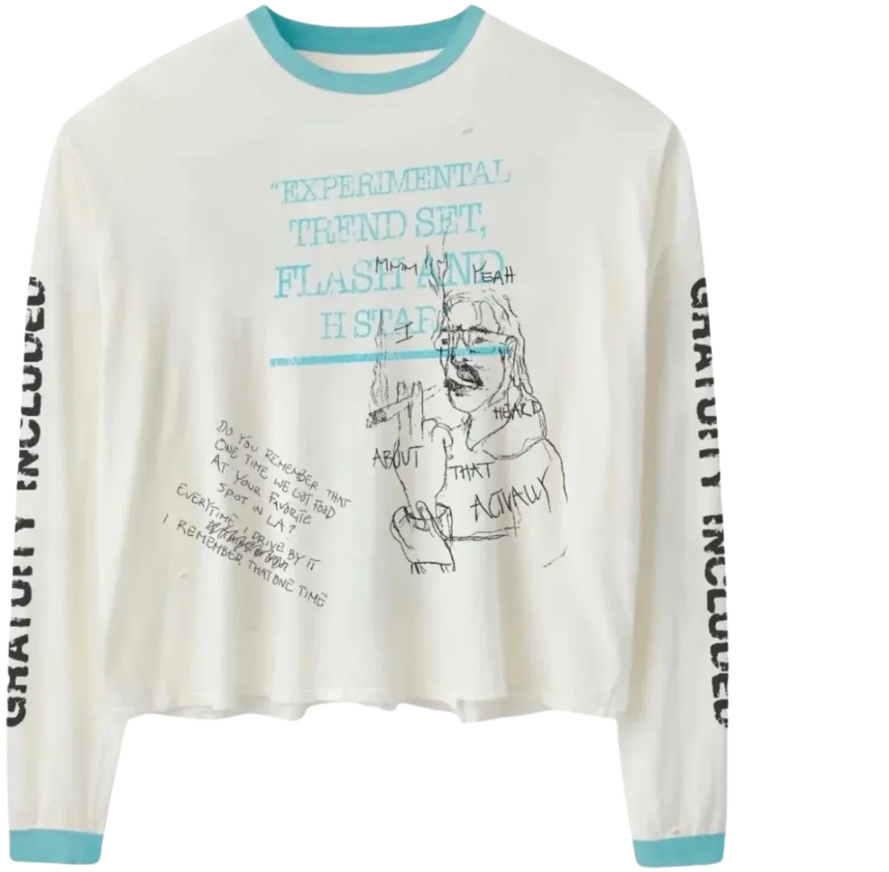 Happy Memories Don't Die Wringer Gratuity Added Long Sleeve