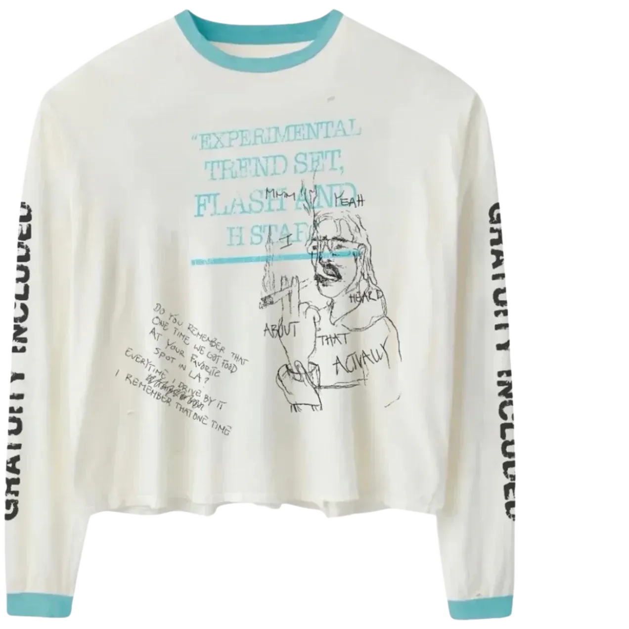 Happy Memories Don't Die Wringer Gratuity Added Long Sleeve