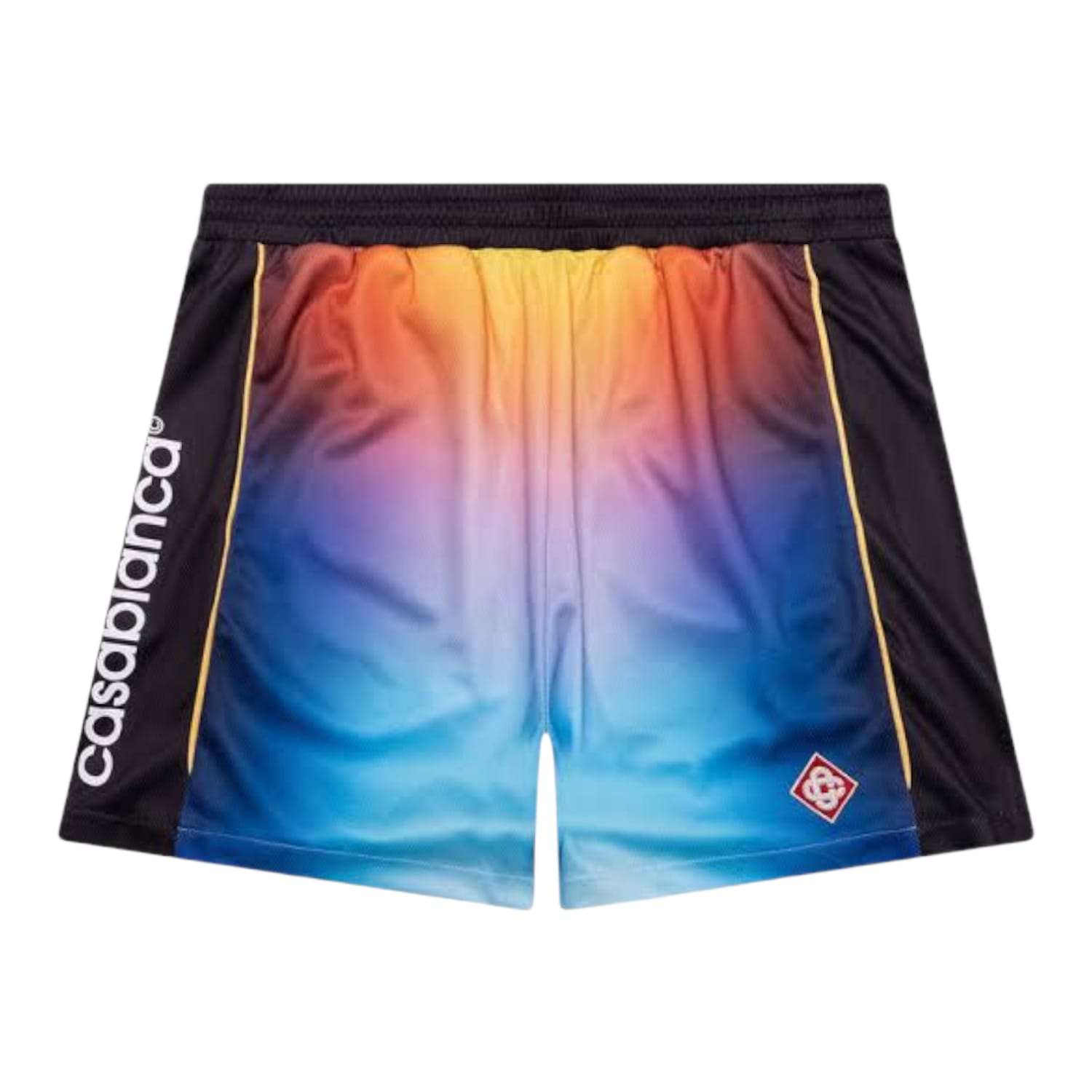 Casablanca Printed Football Shorts Gradient