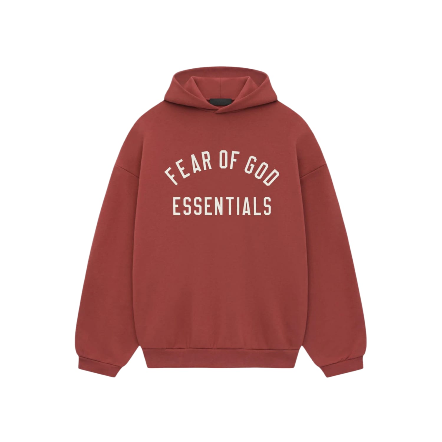 Fear of God Essentials Fleece Hoodie Crimson