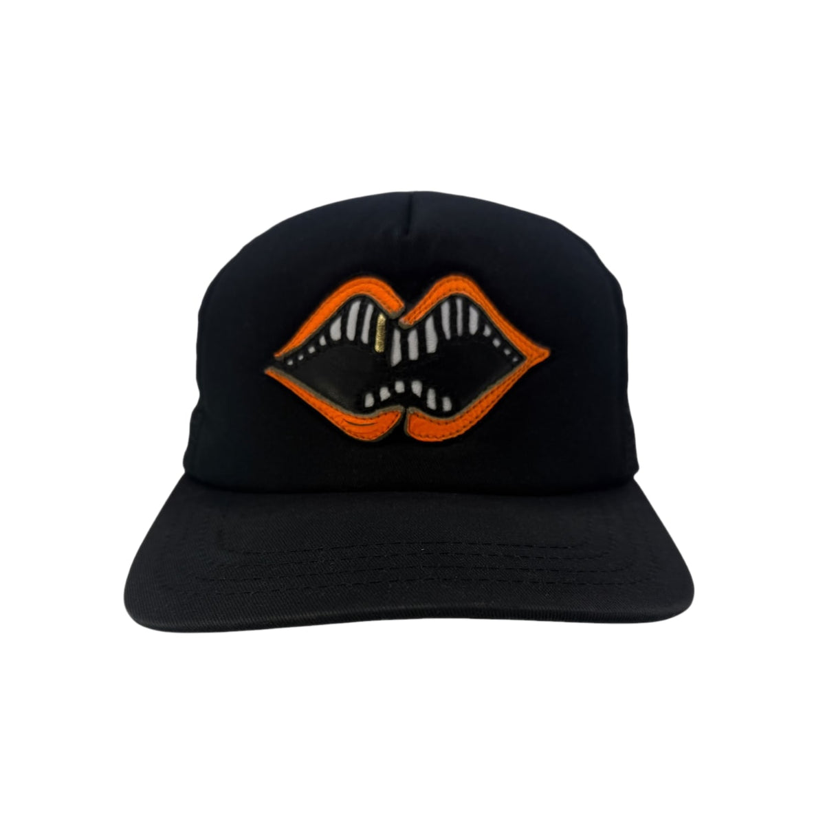Chrome Hearts Matty Boy Chomper Trucker Hat Black/Orange