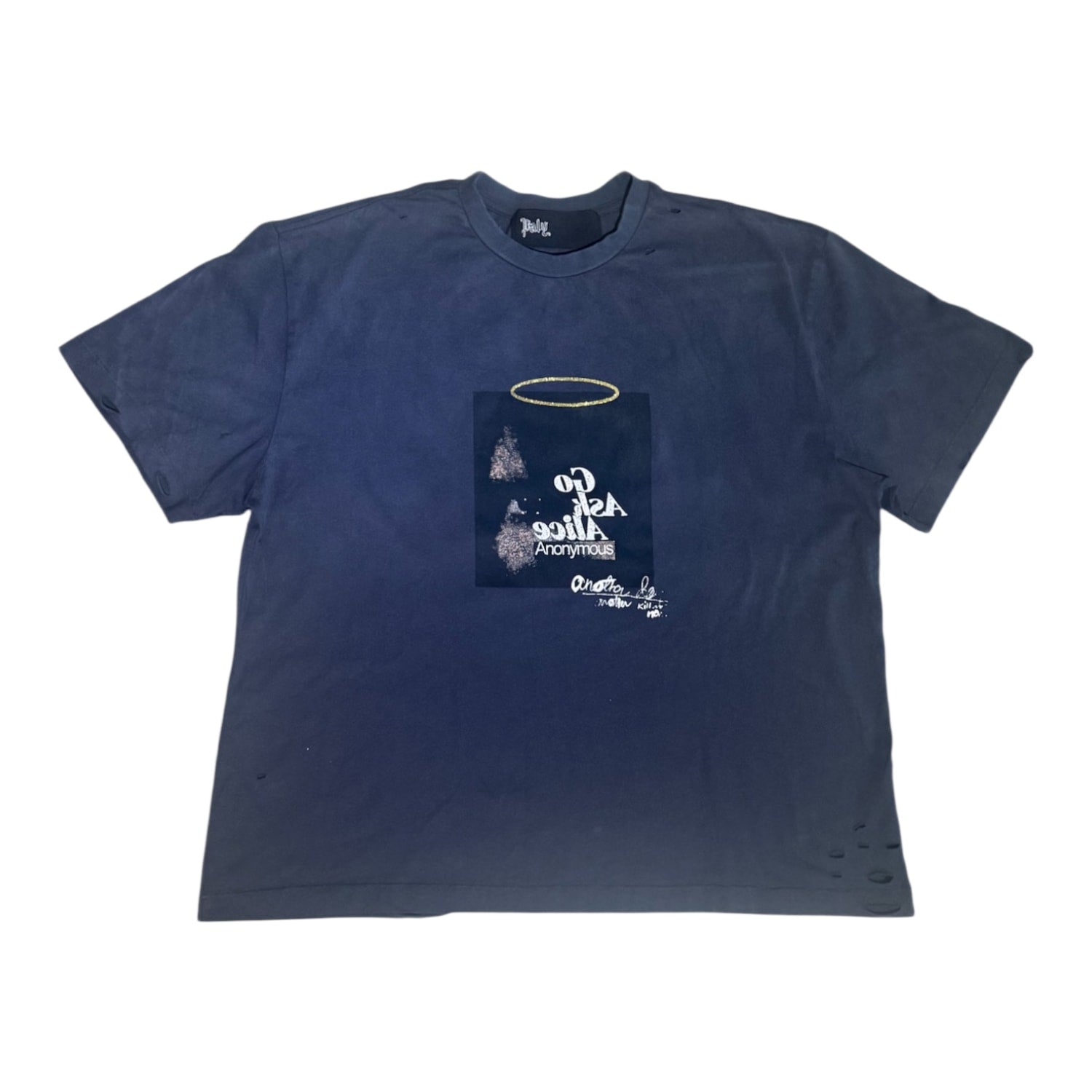 Paly Hollywood Ask Alice T-Shirt Vintage Black