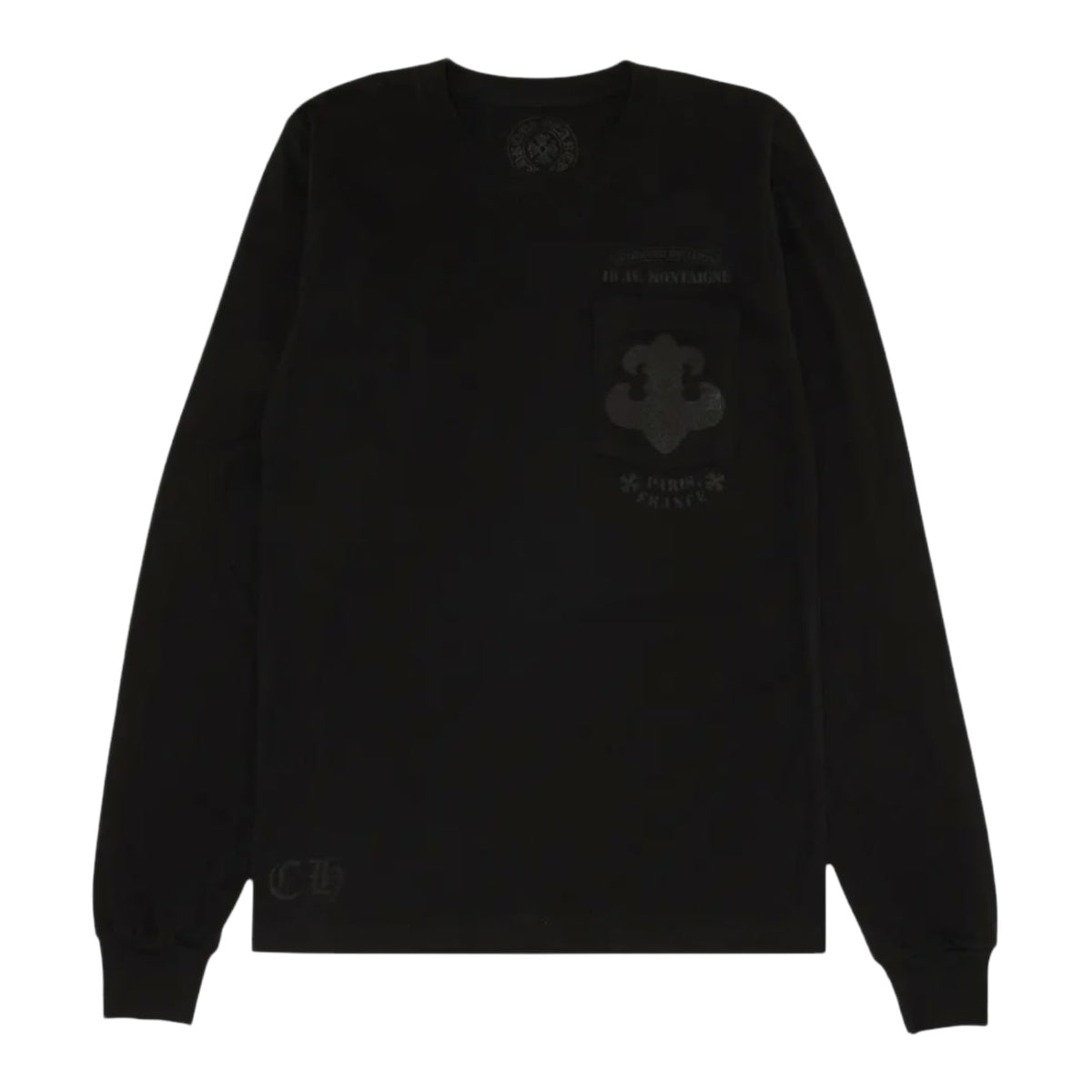 Chrome Hearts Paris Exclusive Fleur Long-Sleeve T-Shirt Black