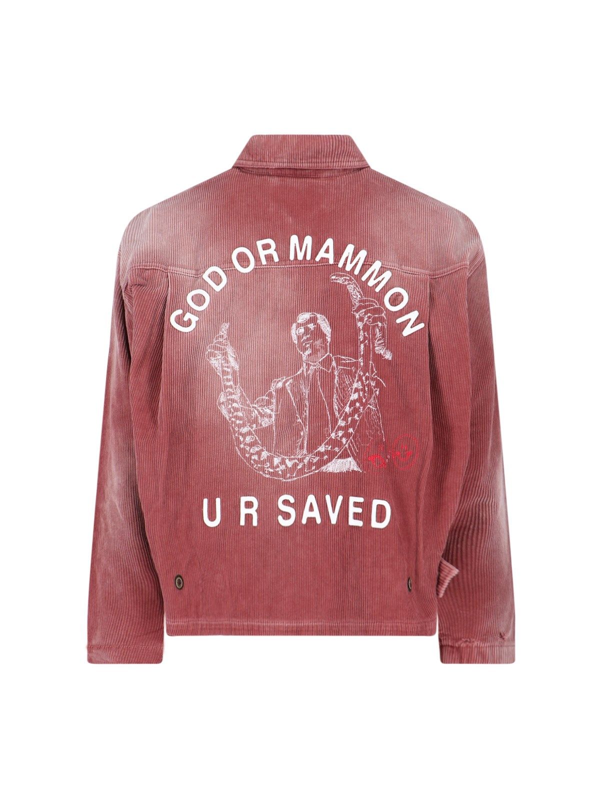Paly Hollywood Synanon Corduroy Work Jacket Burgundy