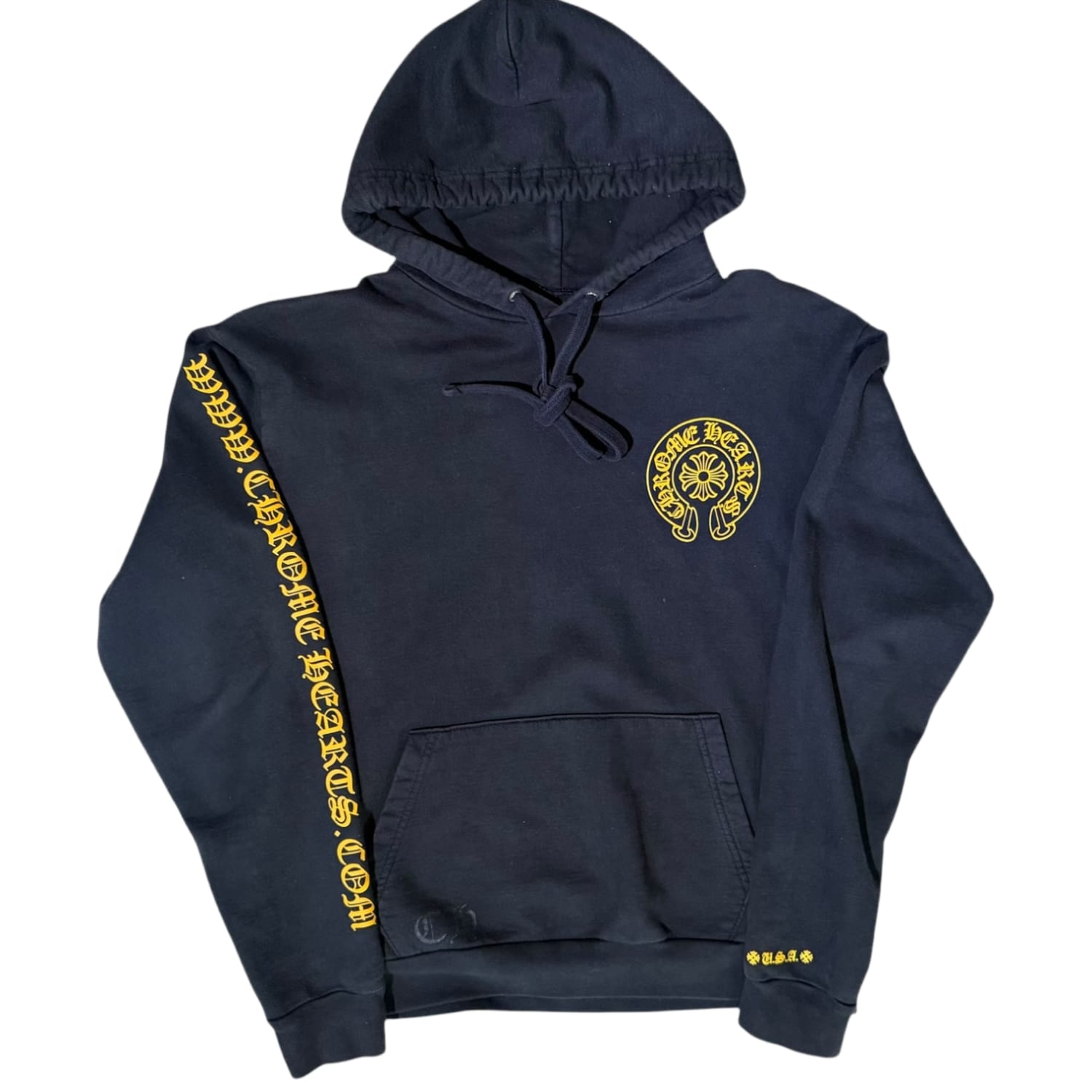 Chrome Hearts Online Exclusive Hoodie Black/Yellow