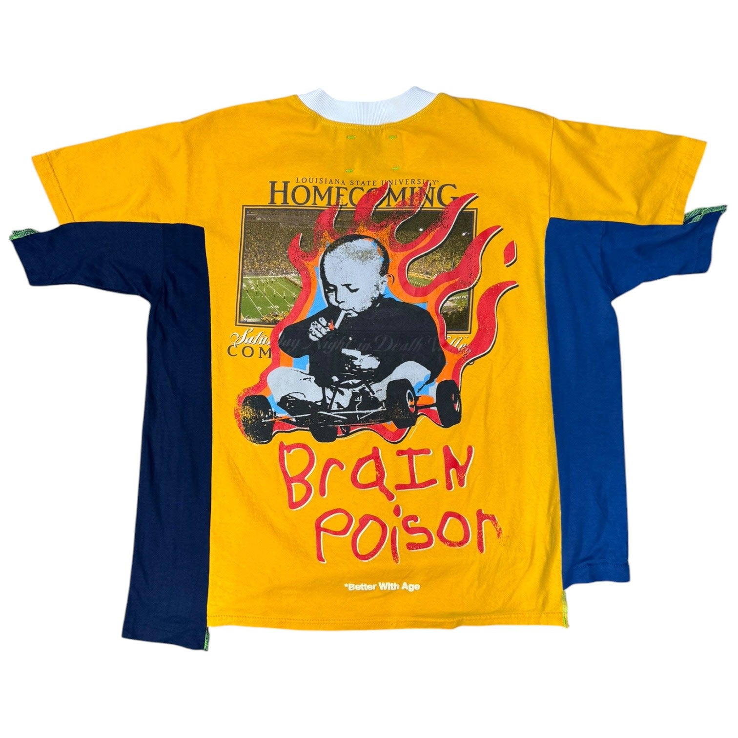 Better with Age 3 Panel T-Shirt Yellow