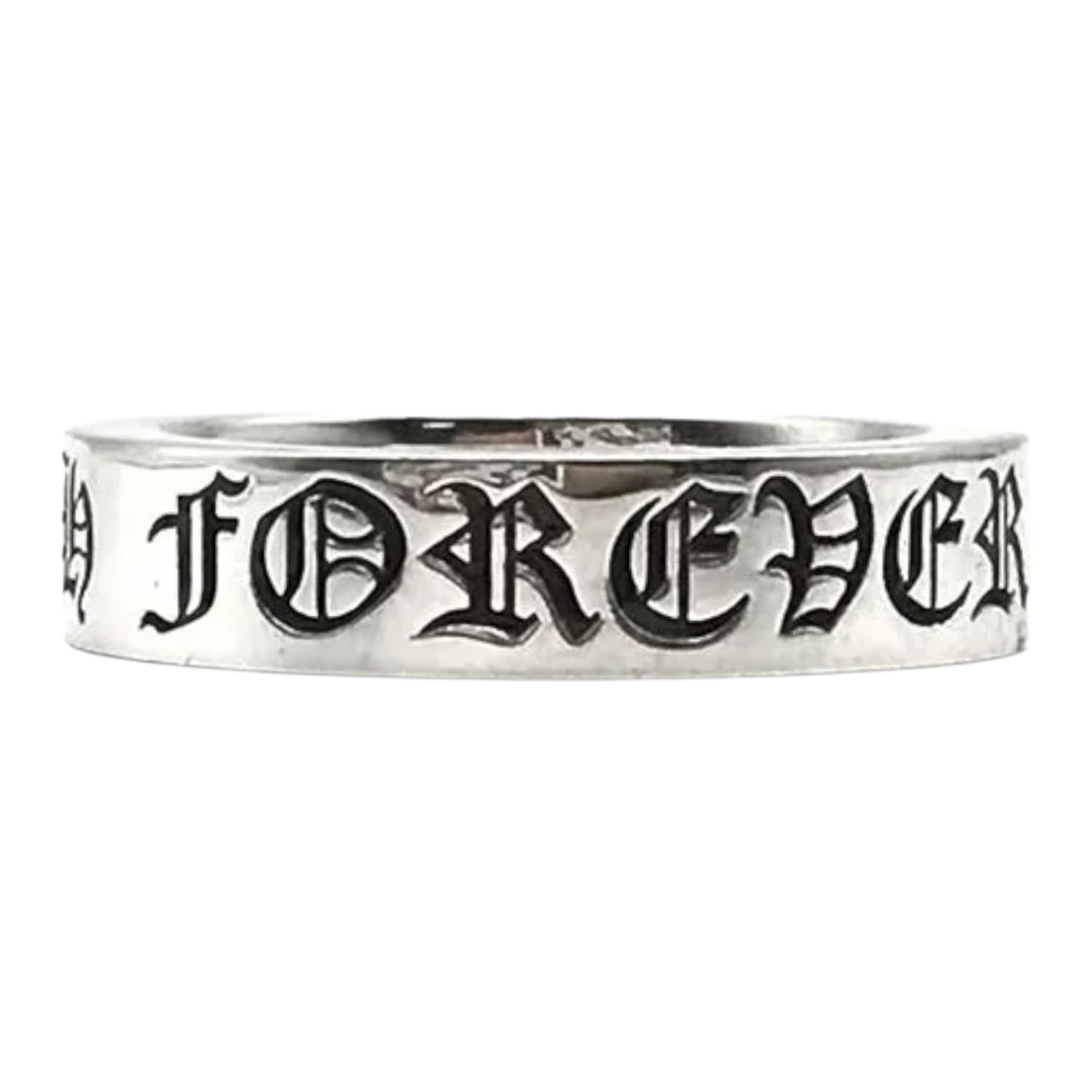 Chrome Hearts Silver Forever Ring - US Size 9.5