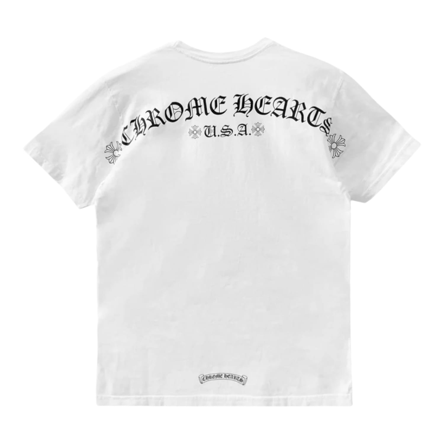 Chrome Hearts U.S.A Shoulder Logo T-Shirt White