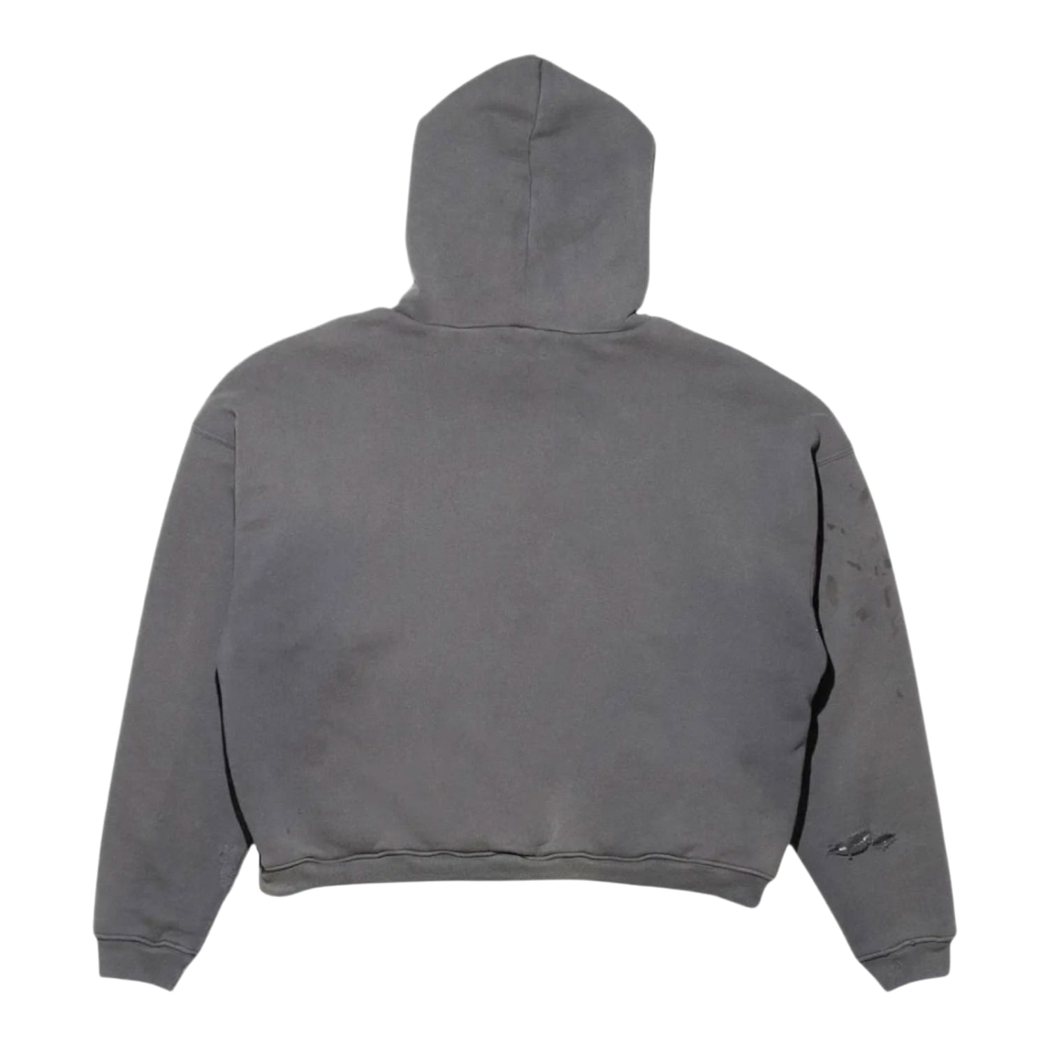 Enfants Riches Déprimés Thermal Lined Distressed Logo Hoodie Black Oyster