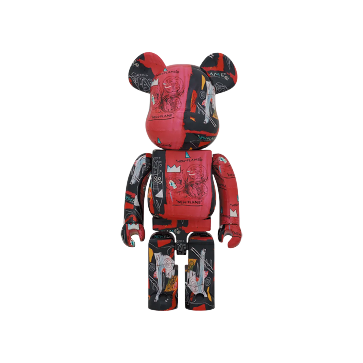 Bearbrick Andy Warhol x JEAN-MICHEL BASQUIAT #1 1000%