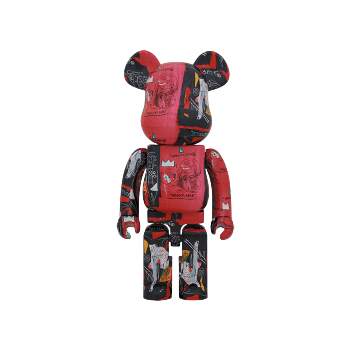 Bearbrick Andy Warhol x JEAN-MICHEL BASQUIAT #1 1000%