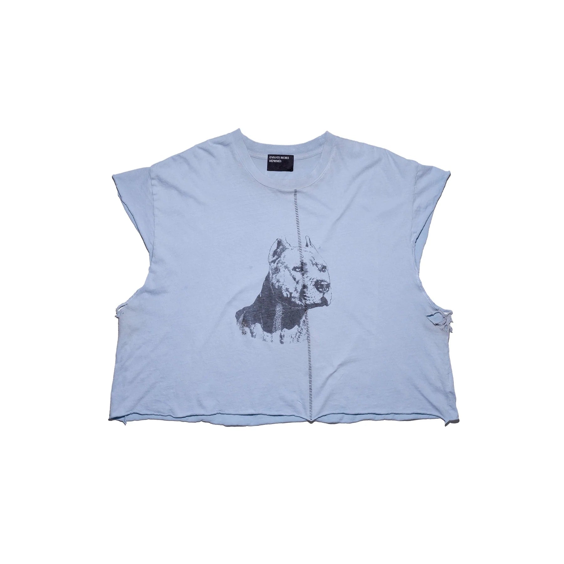 Enfants Riches Déprimés Na Pitbull Cut-off T-shirt Light Blue