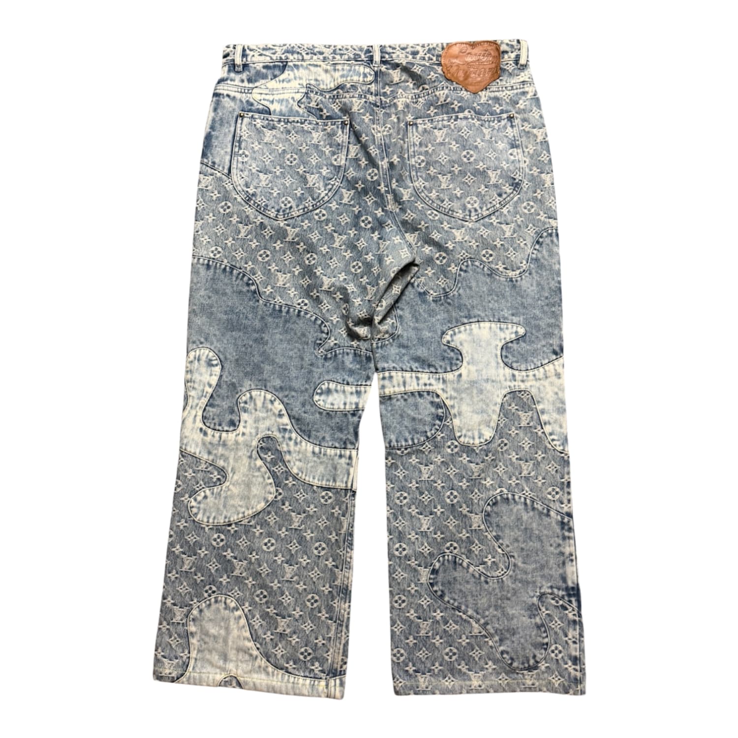 Louis Vuitton x Nigo Monogram Patchwork Denim Pants Indigo
