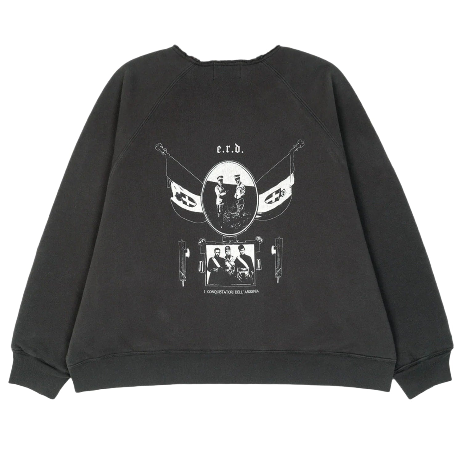 Enfants Riches Déprimés Architettura Di Mussolini Lined Raglan Sweatshirt