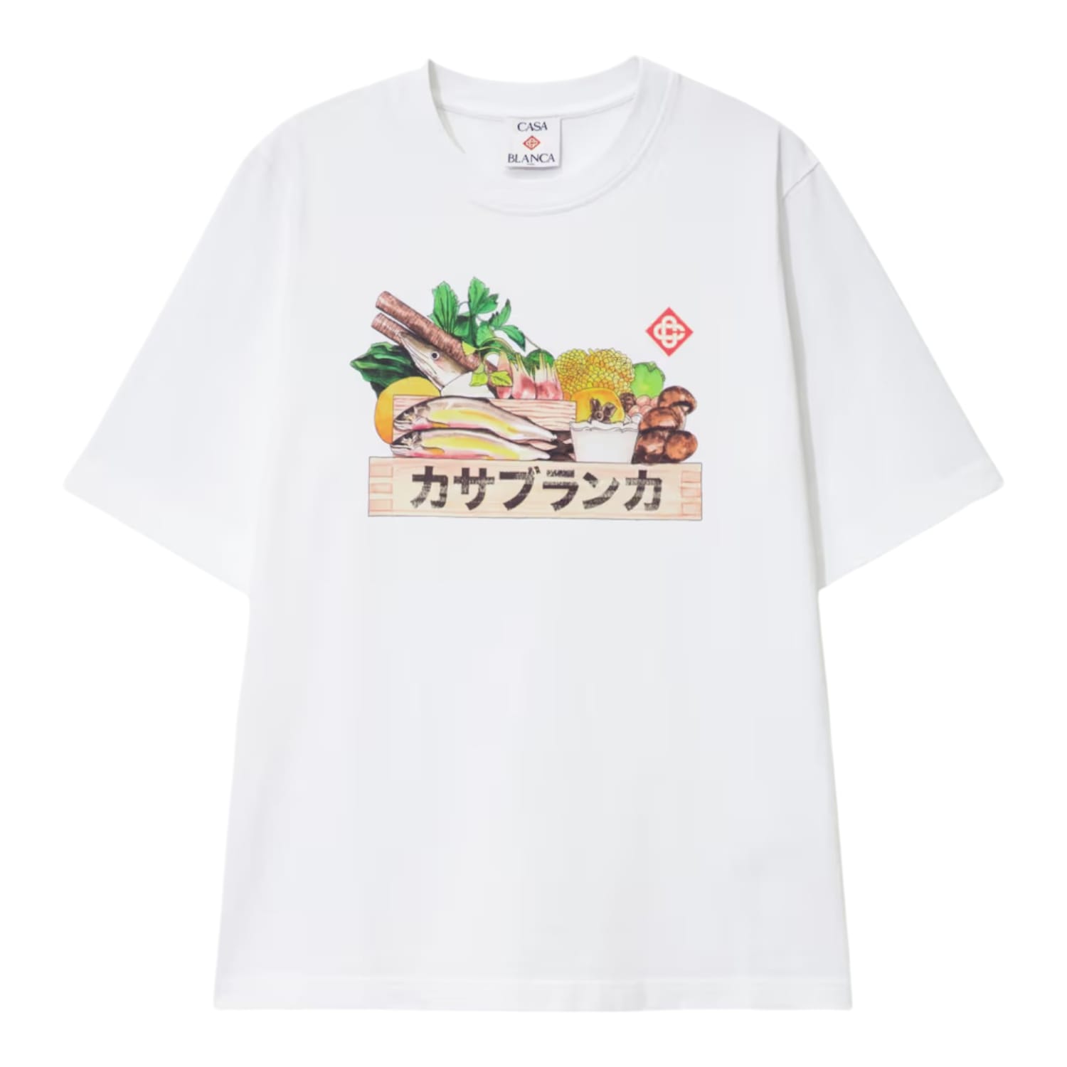 Casablanca Ingredients Print T-Shirt White