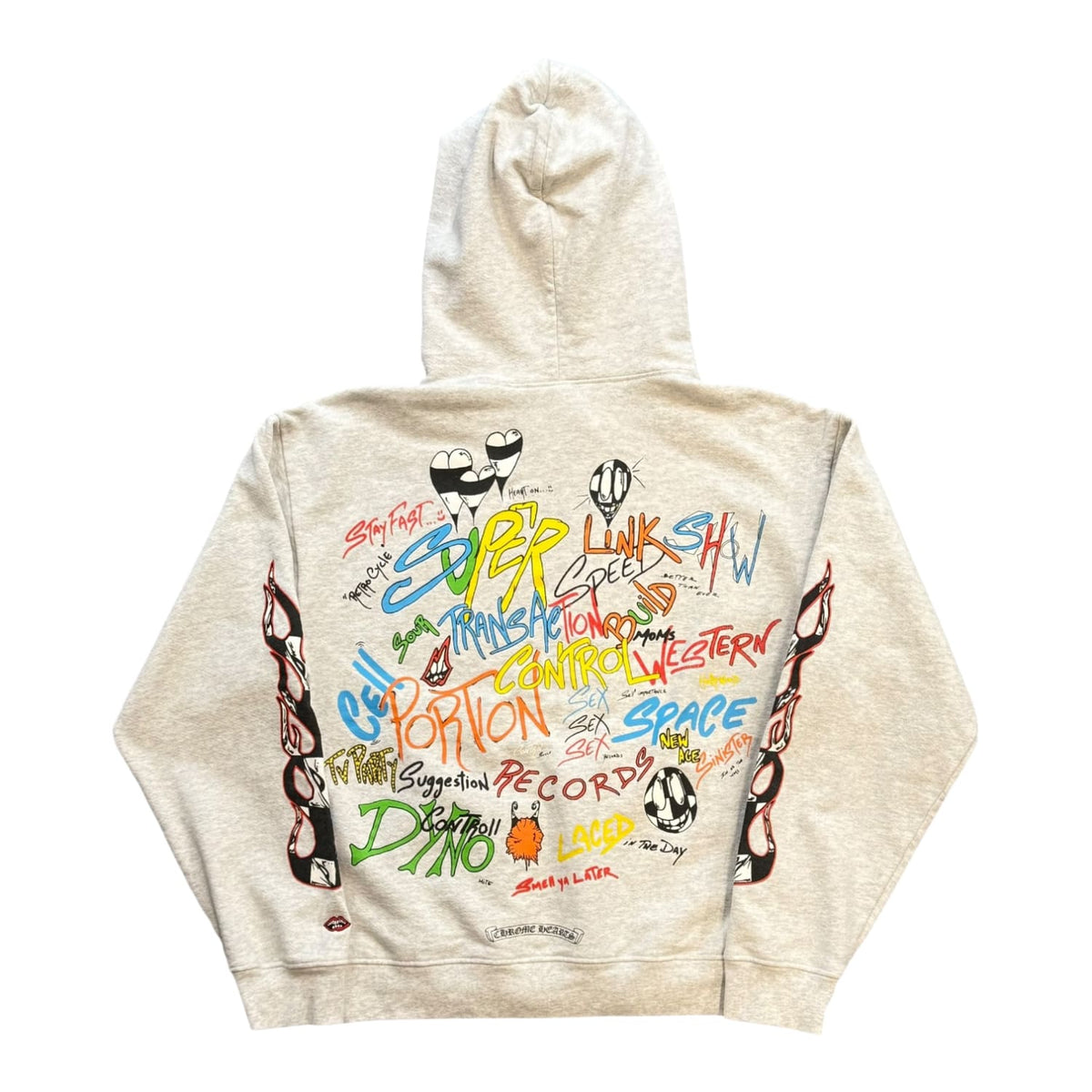 Chrome Hearts Matty Boy Brain Hoodie Heather Grey