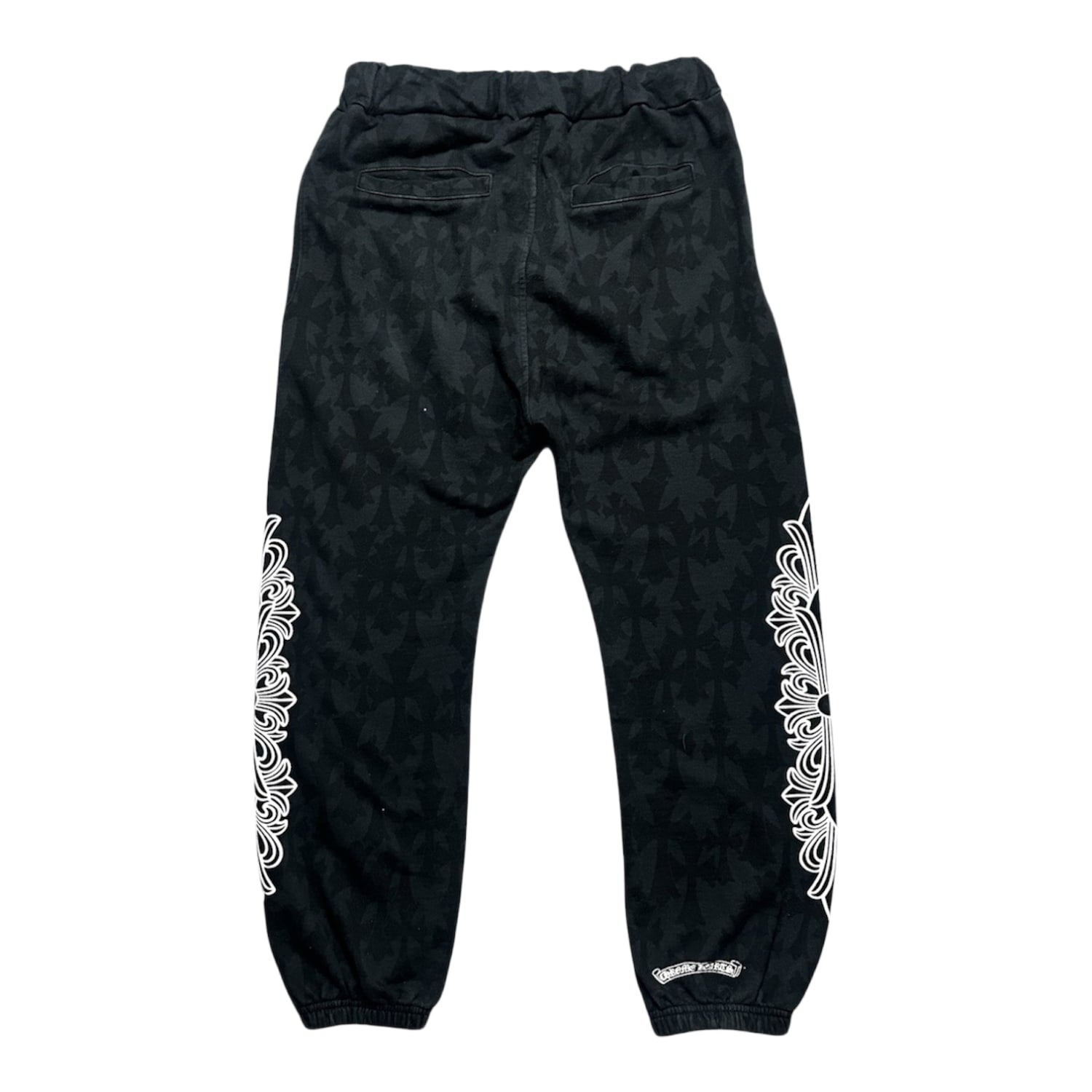 Chrome Hearts Horseshoe Floral Monogram Sweatpants