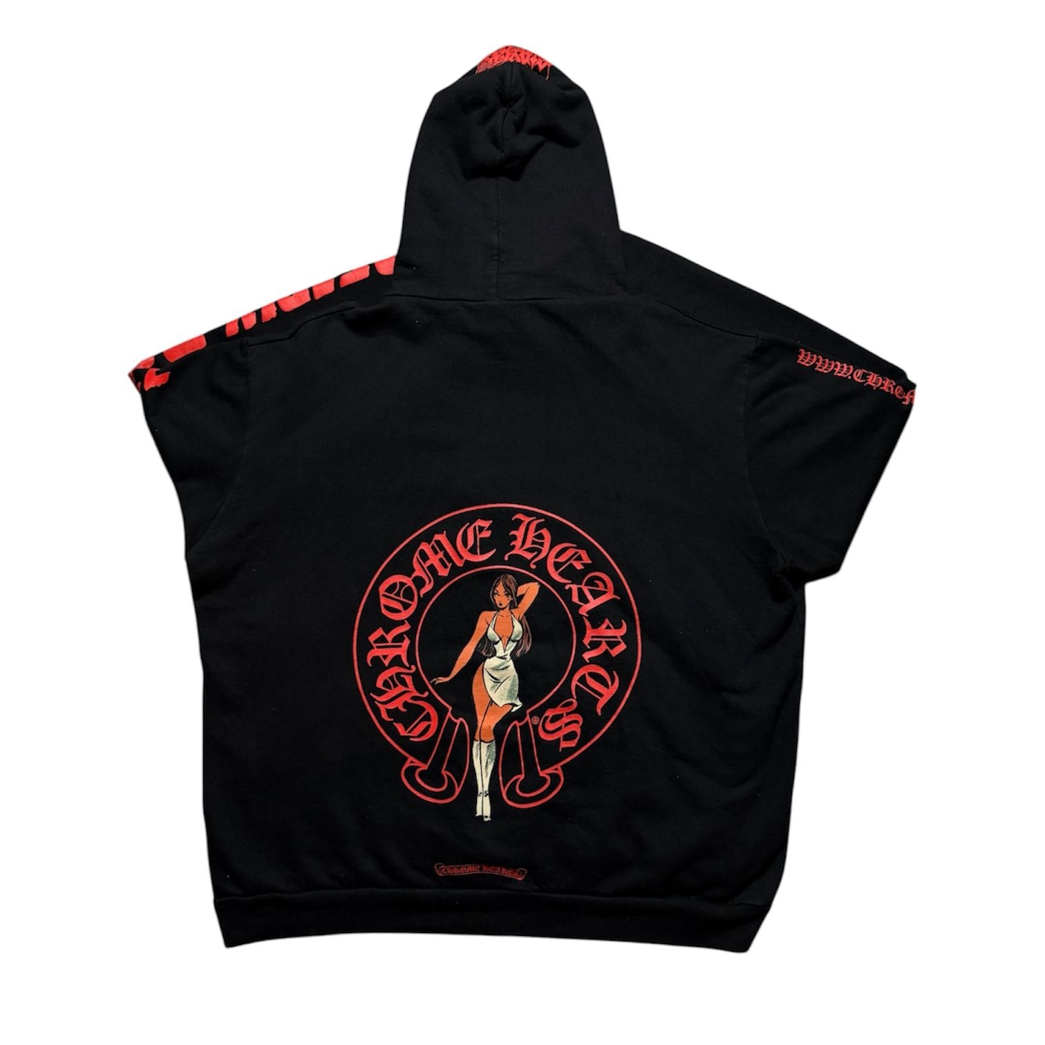 Chrome Hearts x Deadly Doll Online Exclusive Hoodie Black/Red