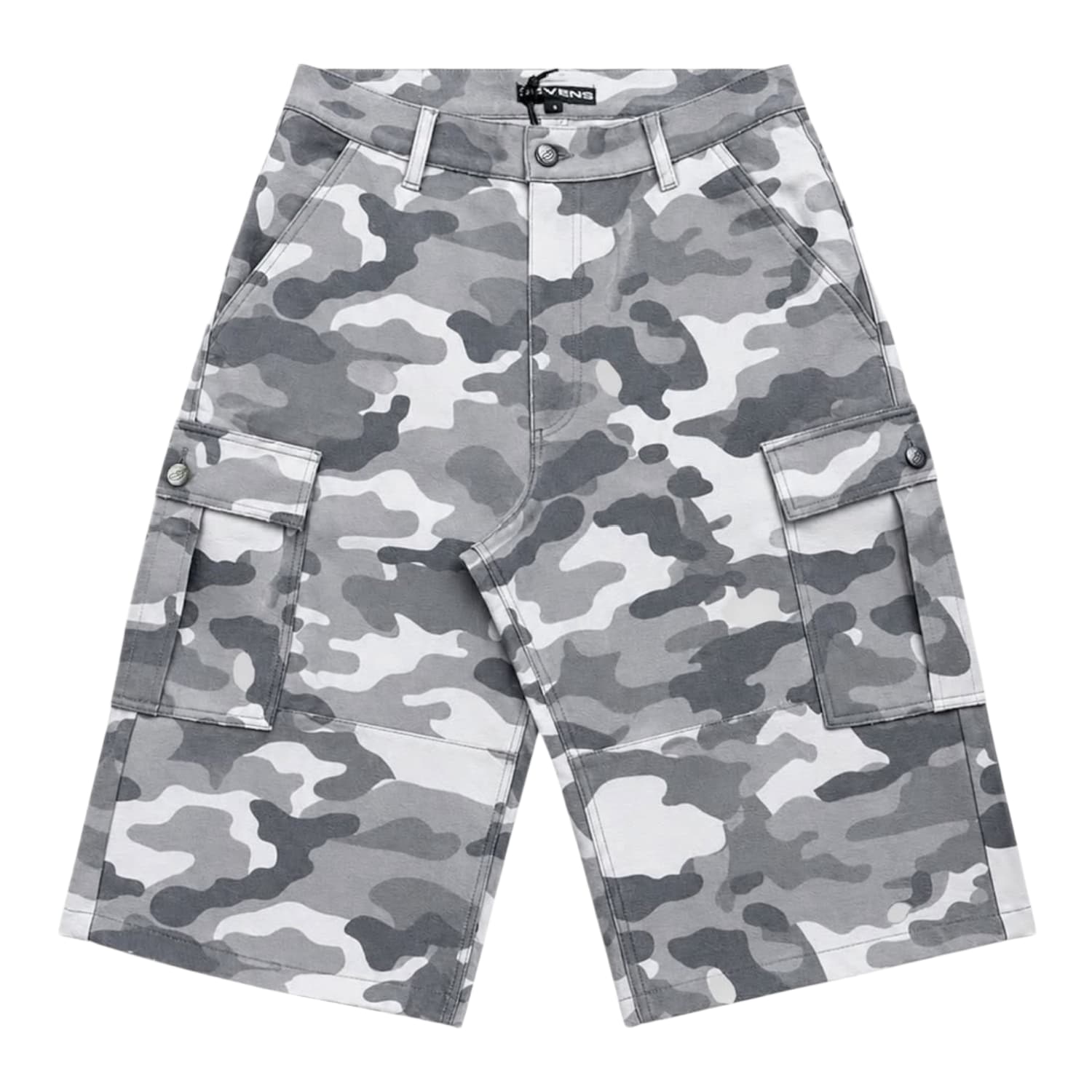 Triple Sevens Leather Snow Camo Shorts