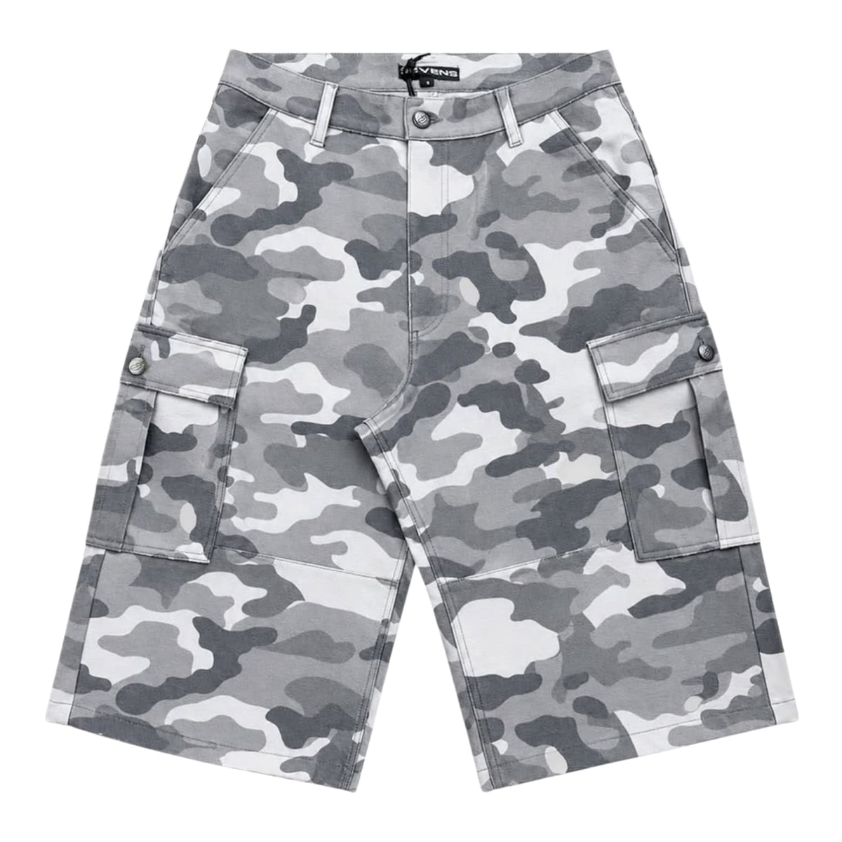 Triple Sevens Leather Snow Camo Shorts