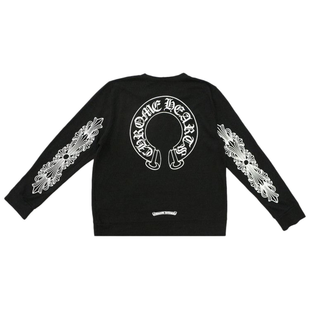 Chrome Hearts Horseshoe Long-Sleeve T-Shirt 'Black/White'