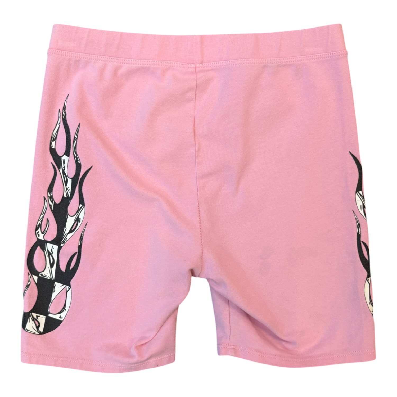 Chrome Hearts Women's Matty Boy Pink Flames Biker Shorts