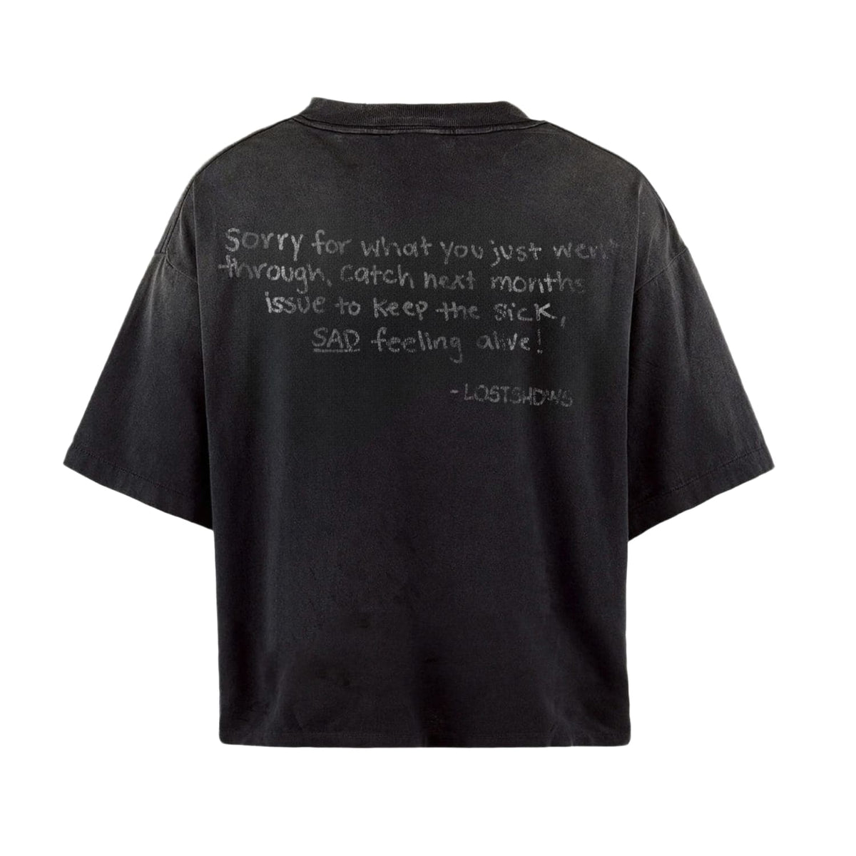 LostShdws Frown T-Shirt Black