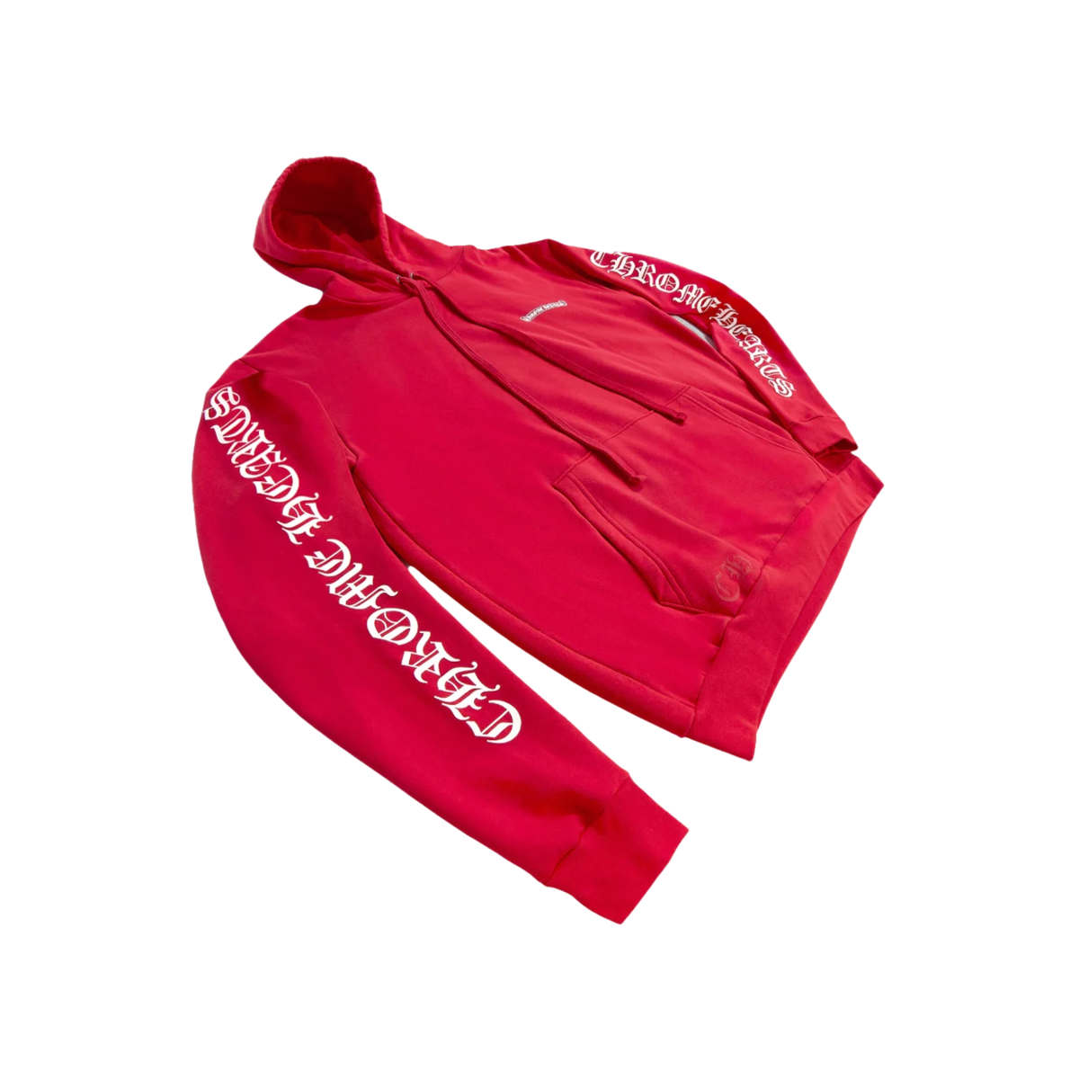 Chrome Hearts Red Hoodie Red/White