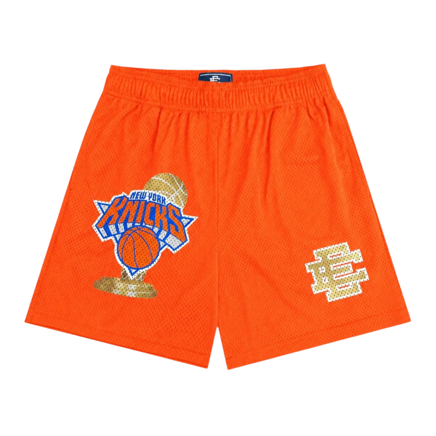 Eric Emanuel x New York Knicks Champ Shorts Orange/Gold