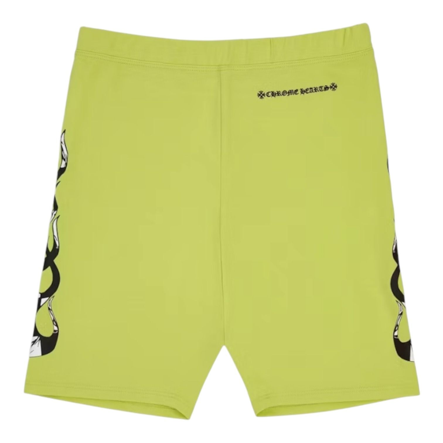 Chrome Hearts 99 Eyes Bike Short Acidick Green