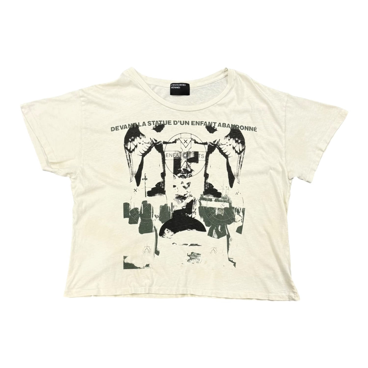Enfants Riches Déprimés Nun Kicks Baby Dirty White Short Sleeve Tee