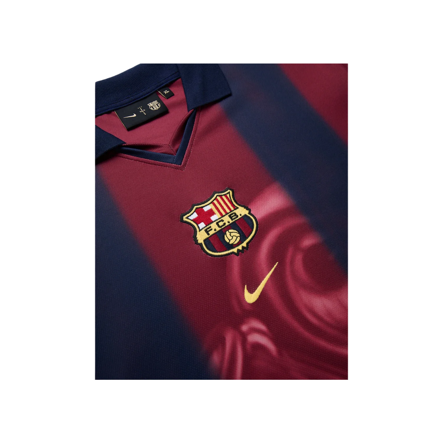 Travis Scott x Nike x FC Barcelona Retro 2000/01 Home Skeleton Jersey Multicolor