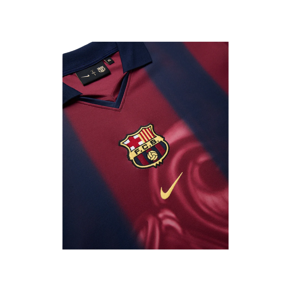 Travis Scott x Nike x FC Barcelona Retro 2000/01 Home Skeleton Jersey Multicolor