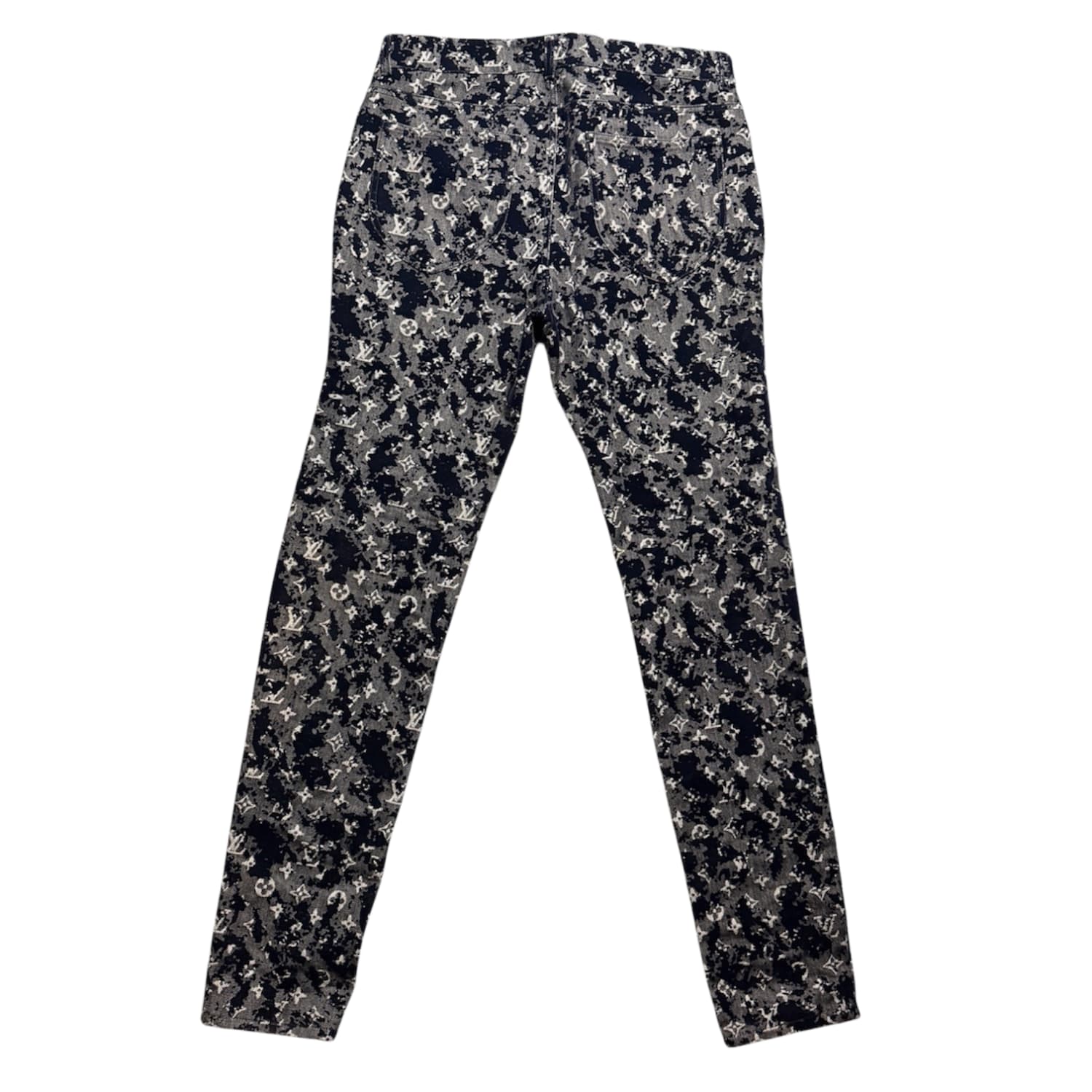 Louis Vuitton Monogram Flock Slim Jeans