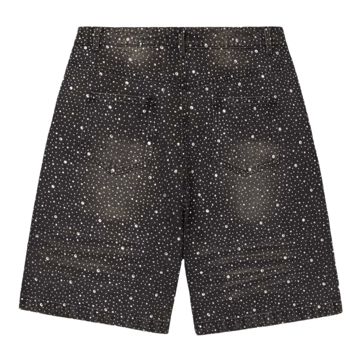 Vale Forever Rainstorm Mid Jorts Black
