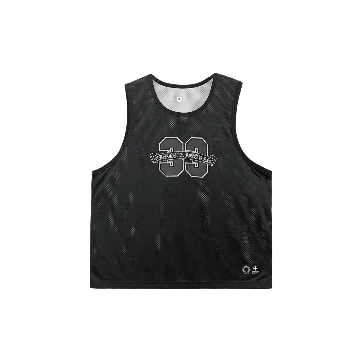 Chrome Hearts Reversible Mesh Basketball Jersey Black