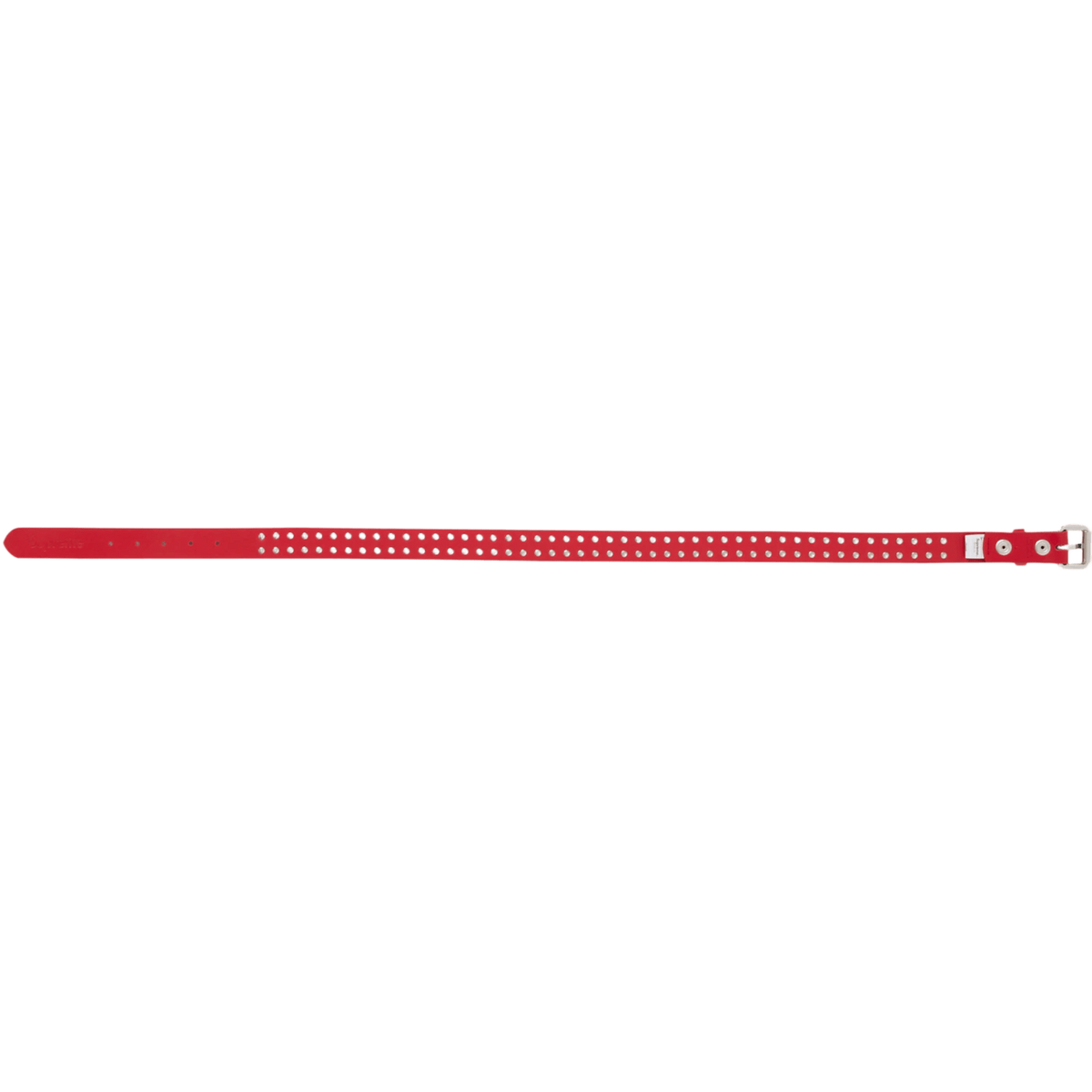 Supreme Studded Leather Belt (SS26) Red