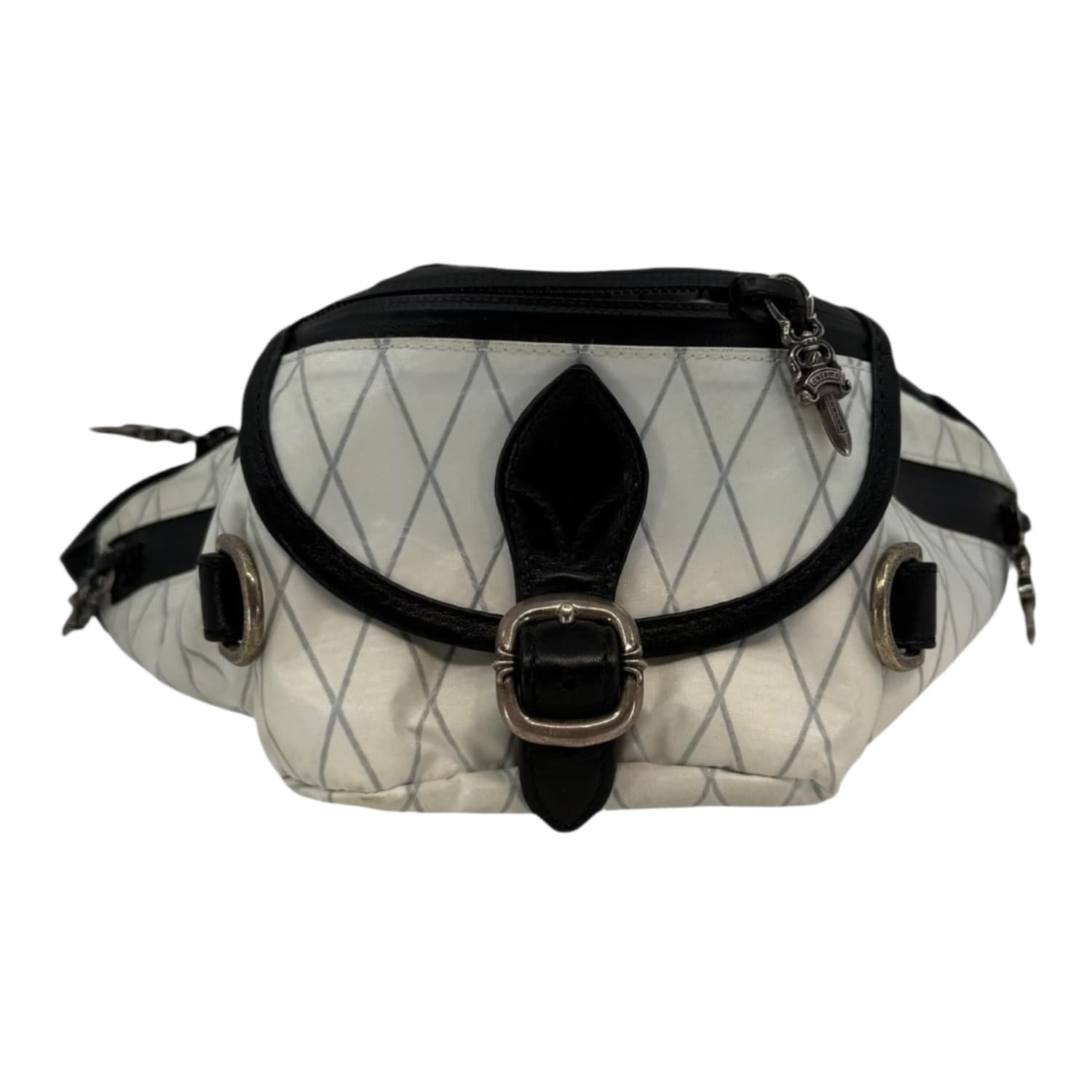 Chrome Hearts White Nylon Snat Bag Mini