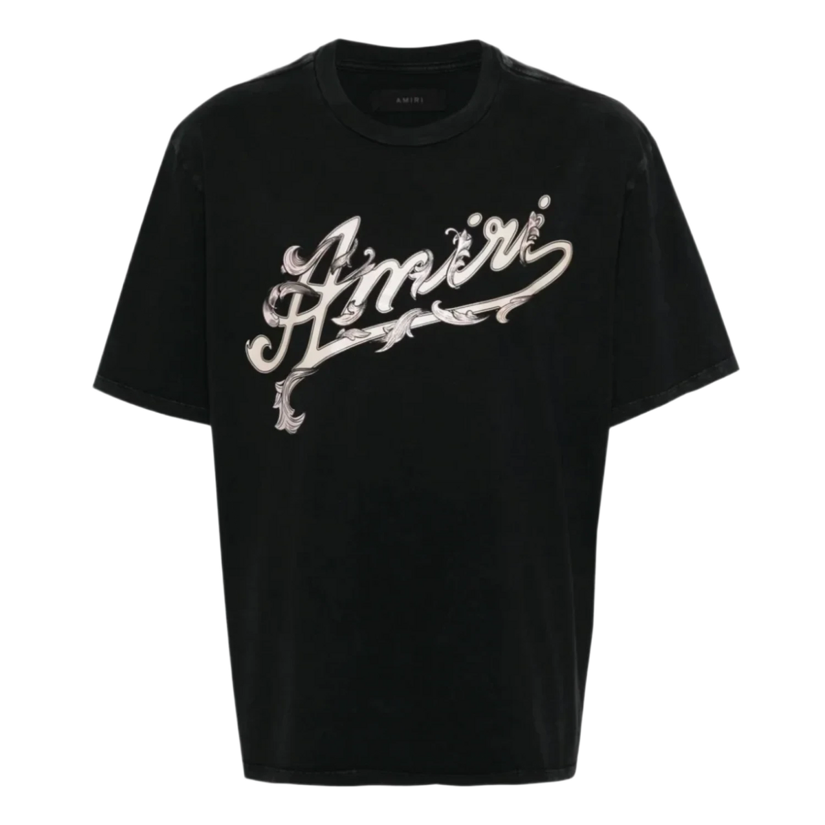 Amiri Filigree Logo T-Shirt Black