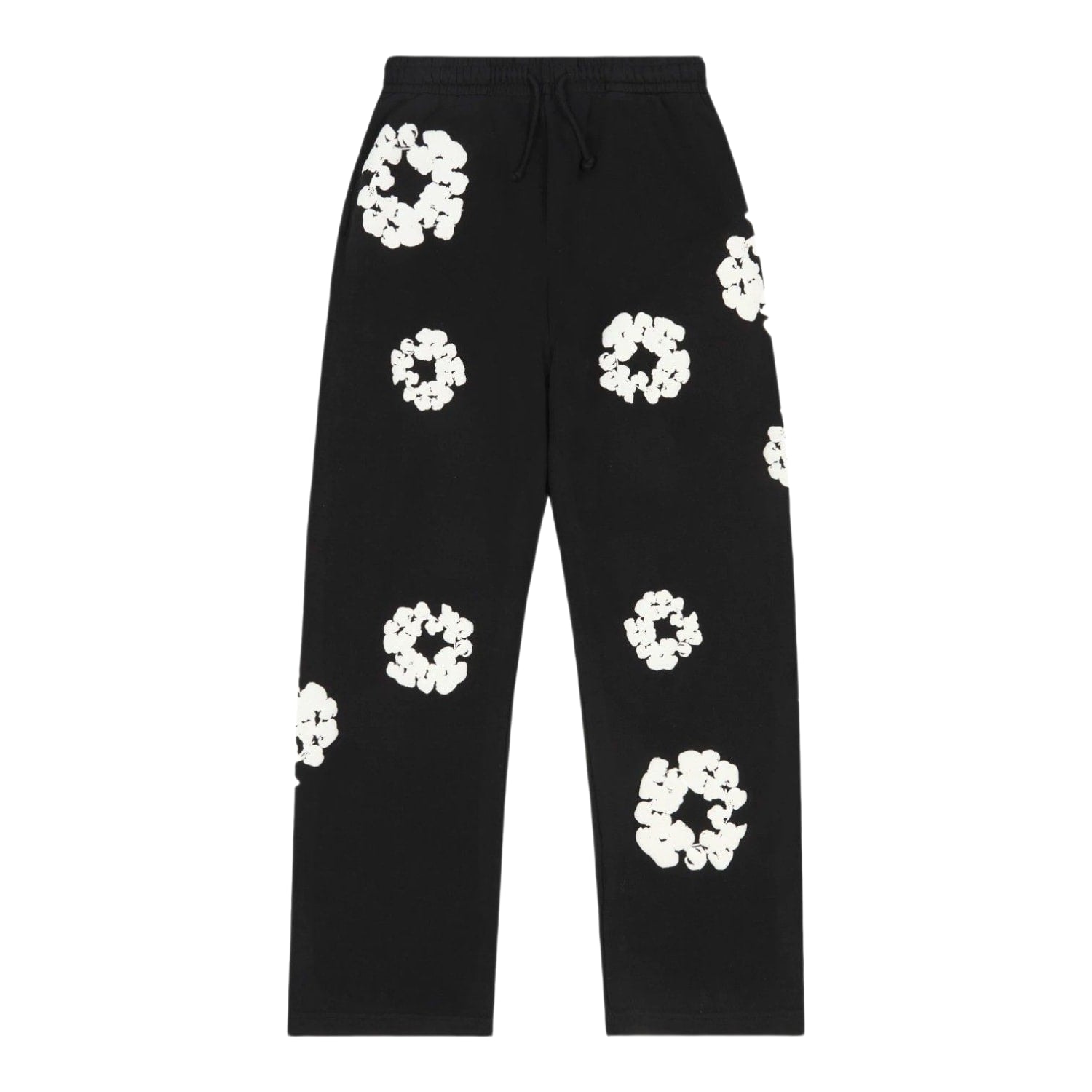 Denim Tears The Cotton Wreath Baggy Sweatpants Black