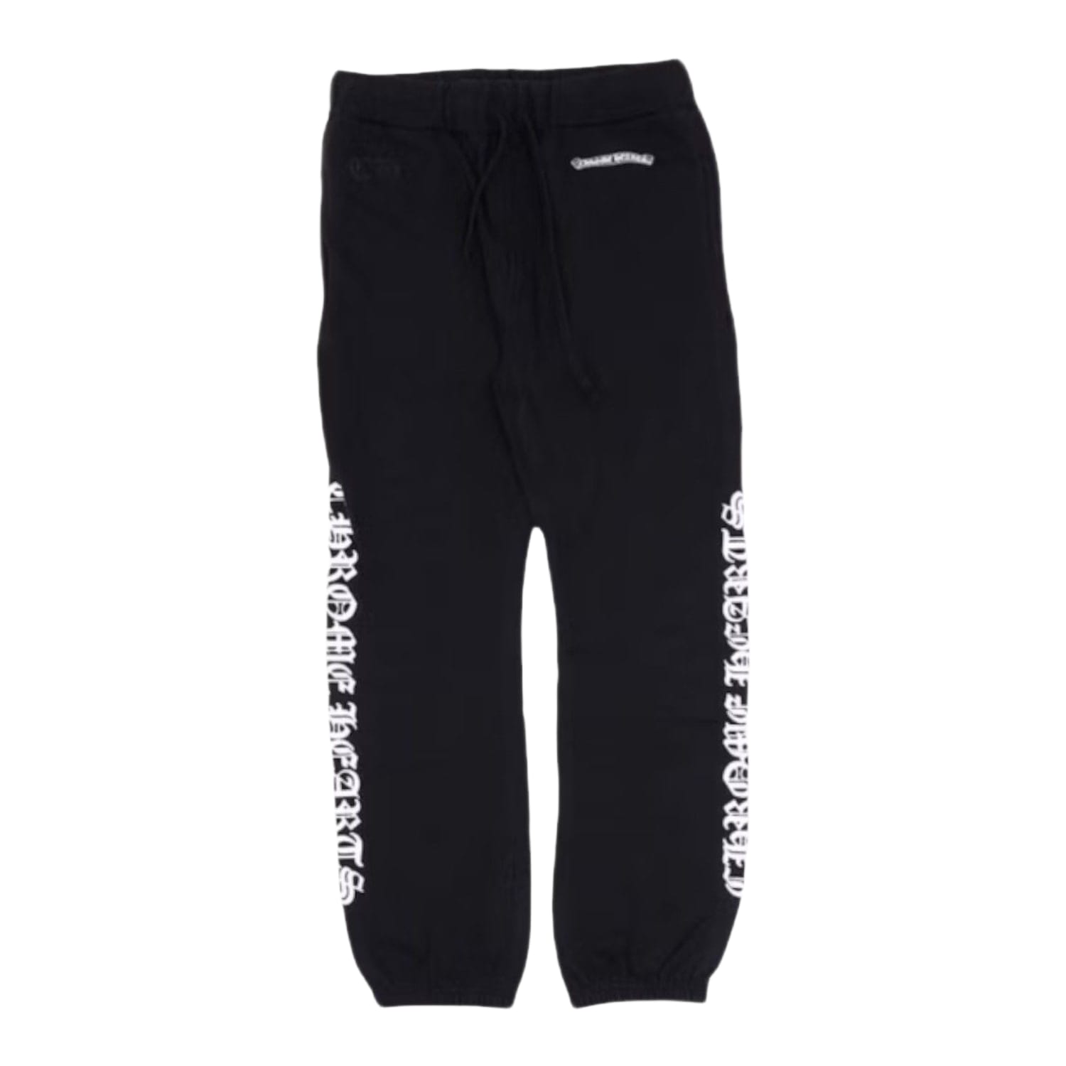 Chrome Hearts Scroll Logo Script Sweatpants Black