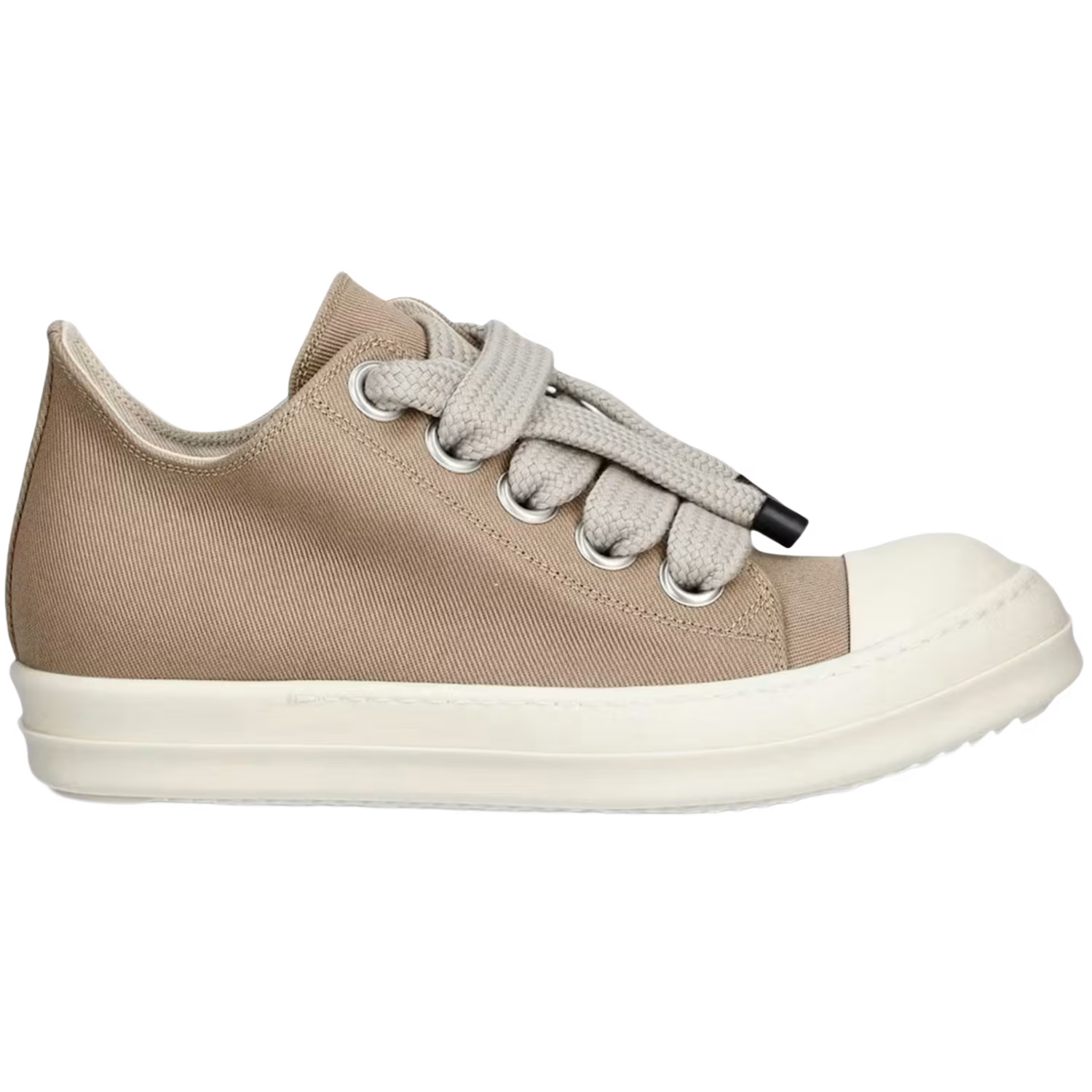 Rick Owens DRKSHDW Jumbolace Low Sneaks Dust Milk
