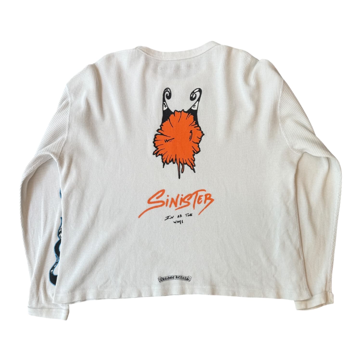 Chrome Hearts Matty Boy Sinister Thermal L/S T-shirt White