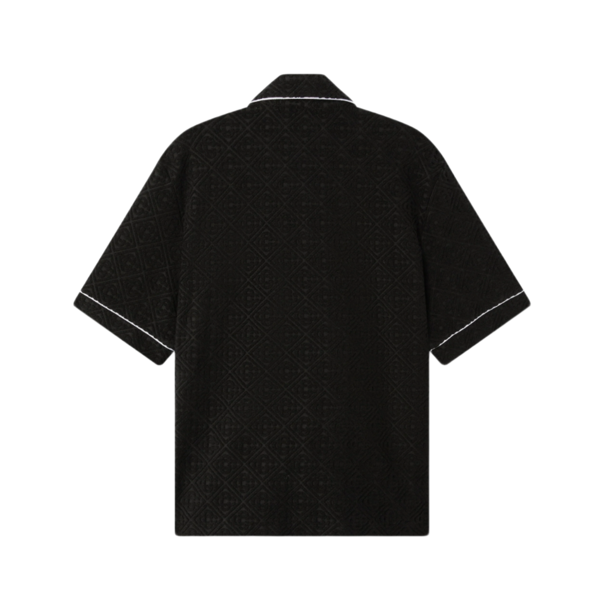 Casablanca Towelling Monogram Shirt Black