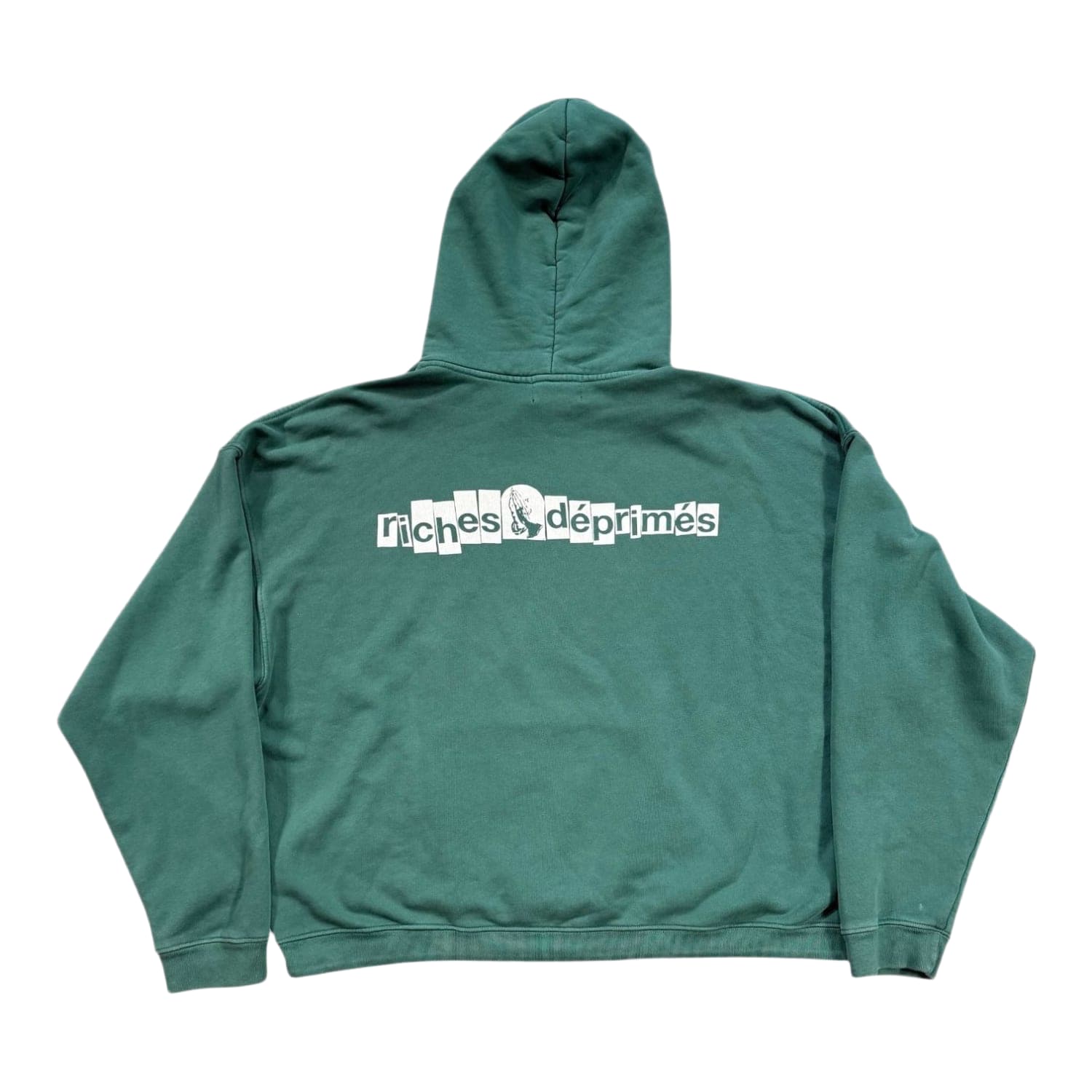 Enfants Riches Déprimés Pathetic Japanese Rabbit Hoodie Pine Green/White